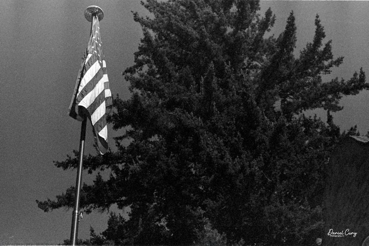 Neighbor's flag.