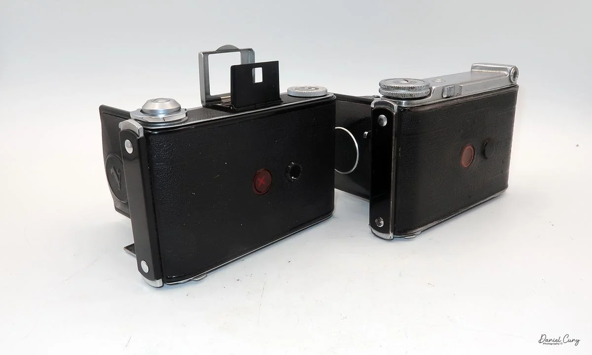Different angles for the Voigtlander Bessa 66 cameras.