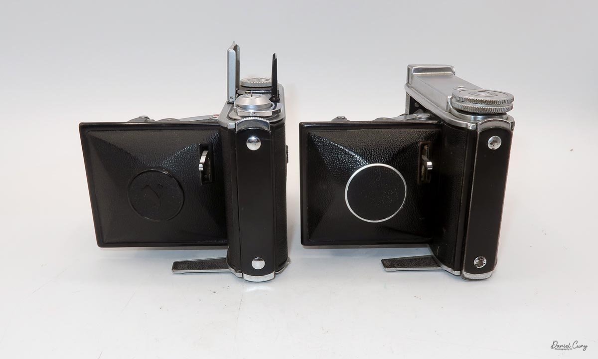 Different angles for the Voigtlander Bessa 66 cameras.