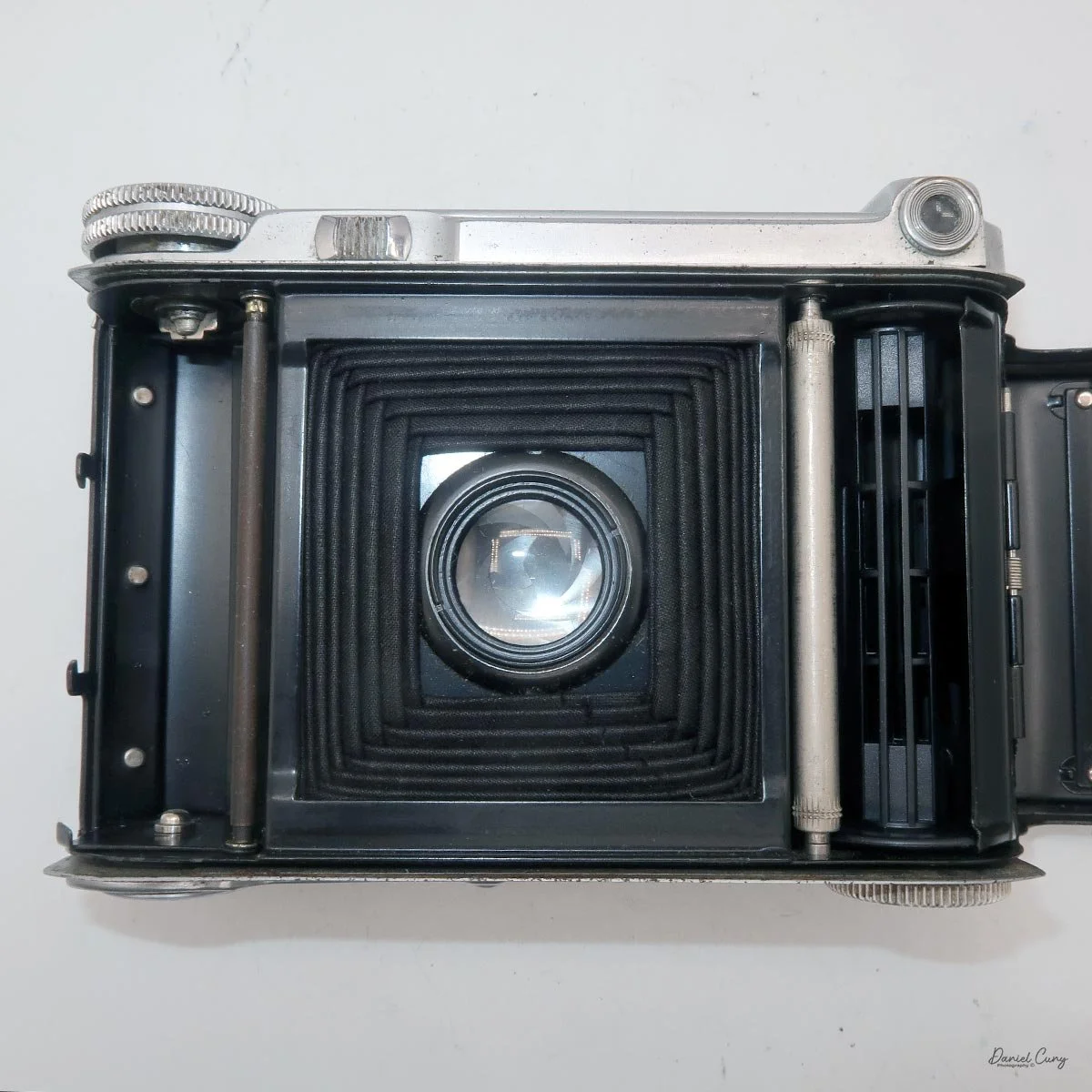 Film door opened to load film