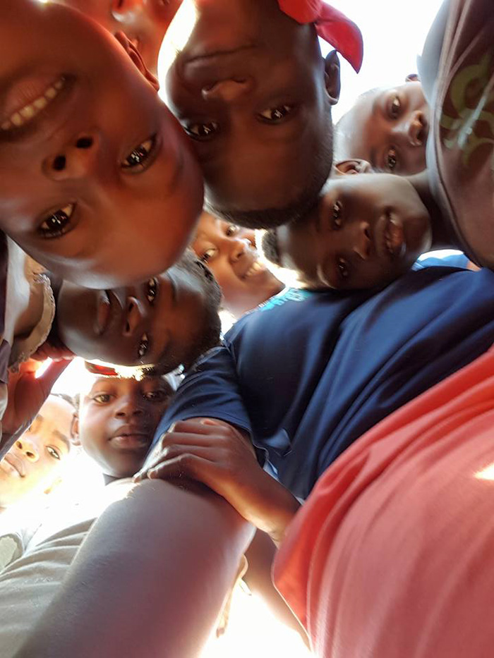  Above down, inside and out... my favorite picture with the kiddos while on my mission trip serving the people from my country, Haiti.&nbsp; 