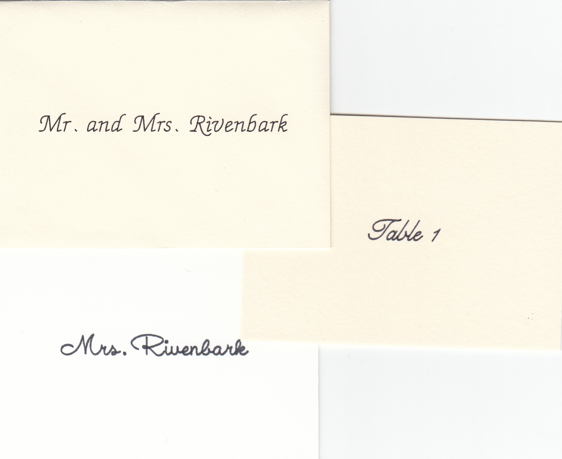 Calligraphy — Reaves Engraving