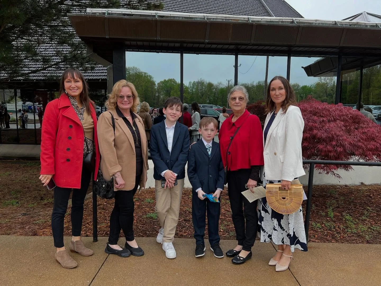 We celebrated Camden&rsquo;s first communion today. It was a beautiful mass.