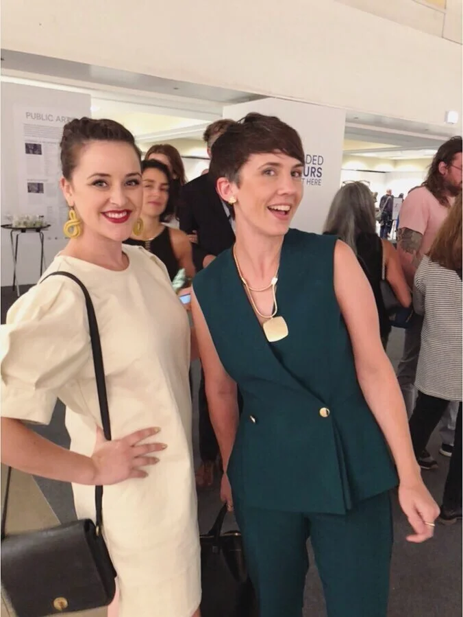 Julia and Jaime at Vernissage