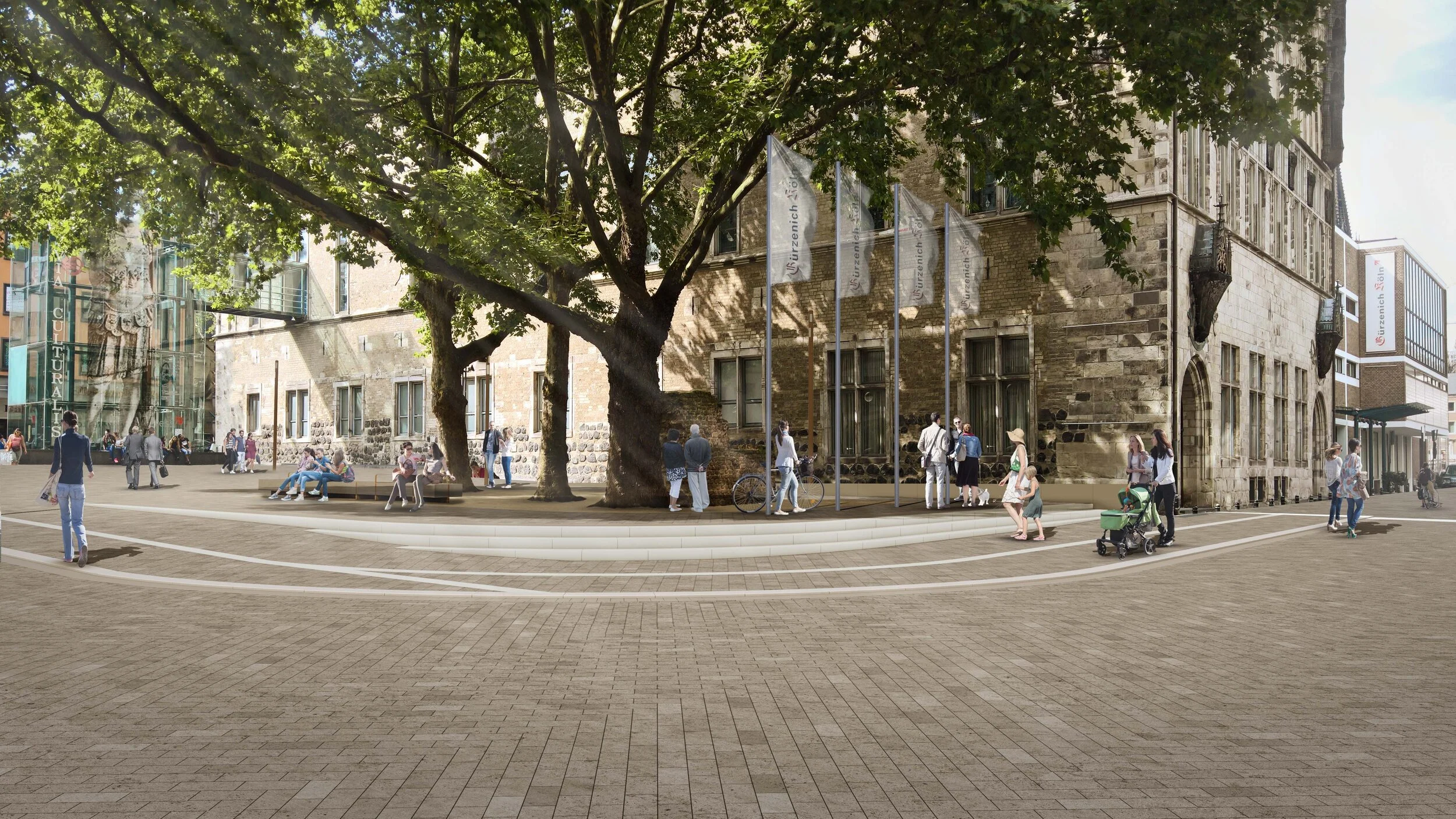 Gesamtraum und Gürzenichstraße