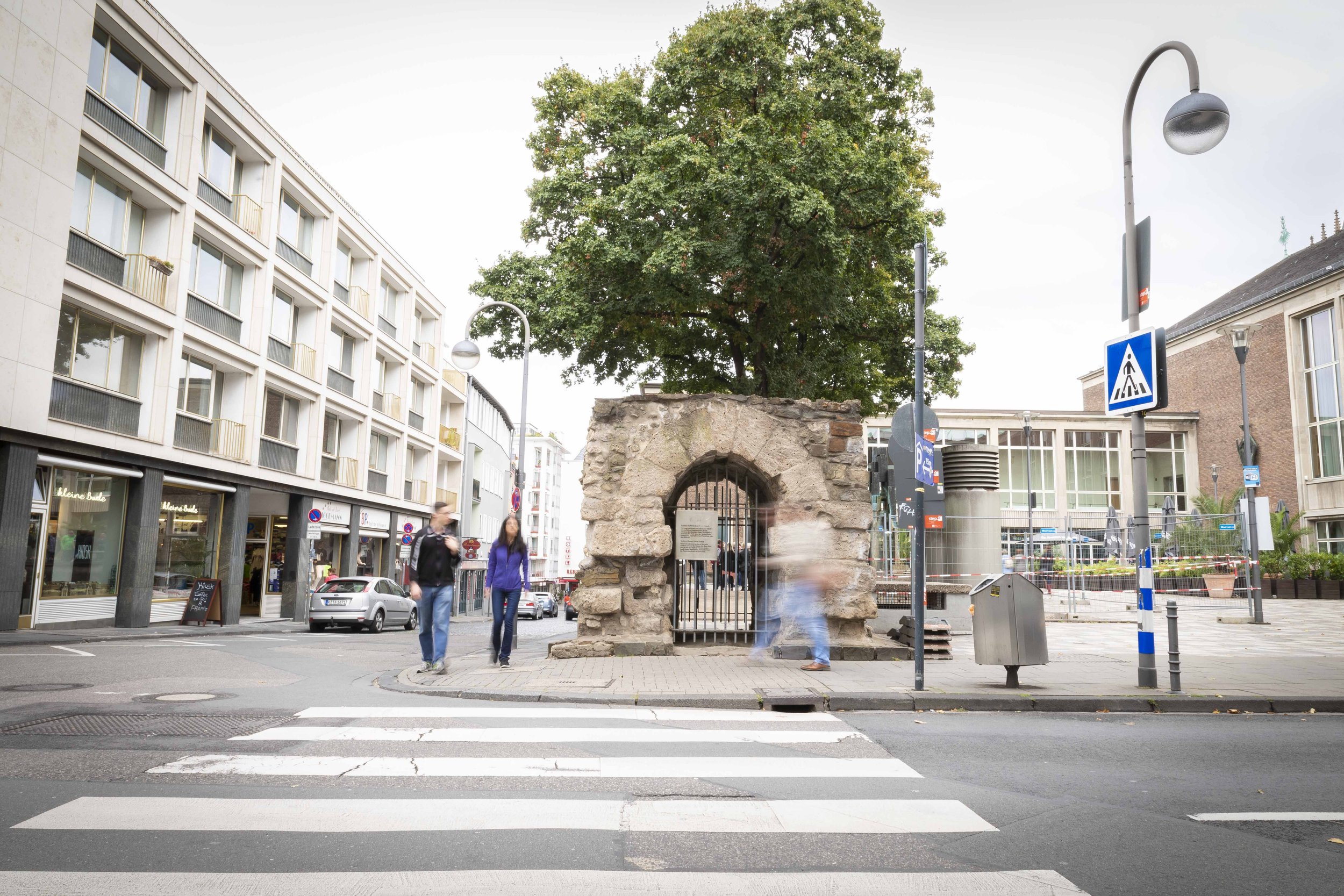 Der Rhein als die große Abfluss der Antike – Teilstück des Abwassersystems auf dem Theo-Burauen-Platz