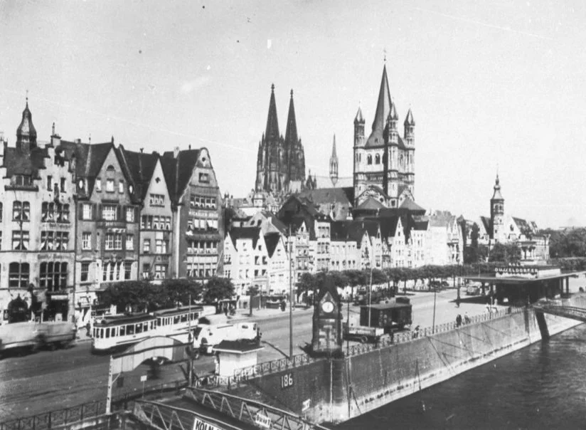 Wo früher Autos fuhren, flanieren heute Menschen – Die Rheinpromenade und der Rheingarten