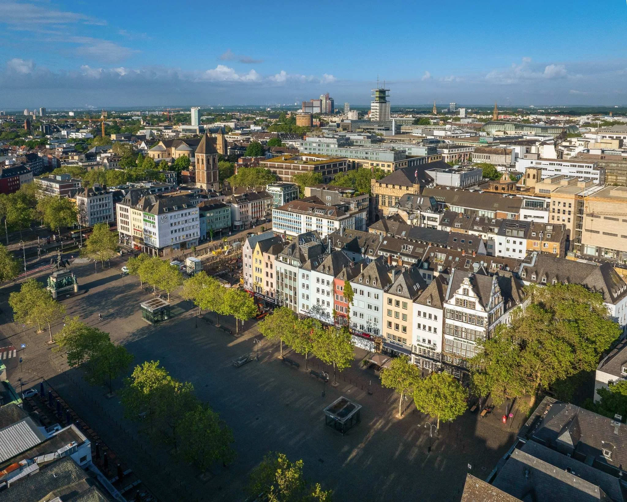 Heumarkt von oben