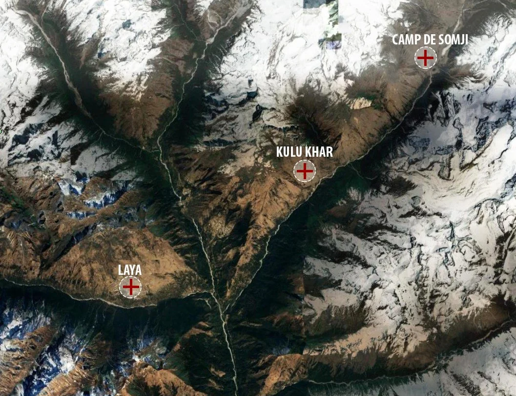  Laya Bhutan  Client laya Bhutan In progress Size 1800 sq m Budget With held  We were initially commissioned to prepare a report and advisory study in Laya and have since been selected to advance the project across three related sites. The work explo