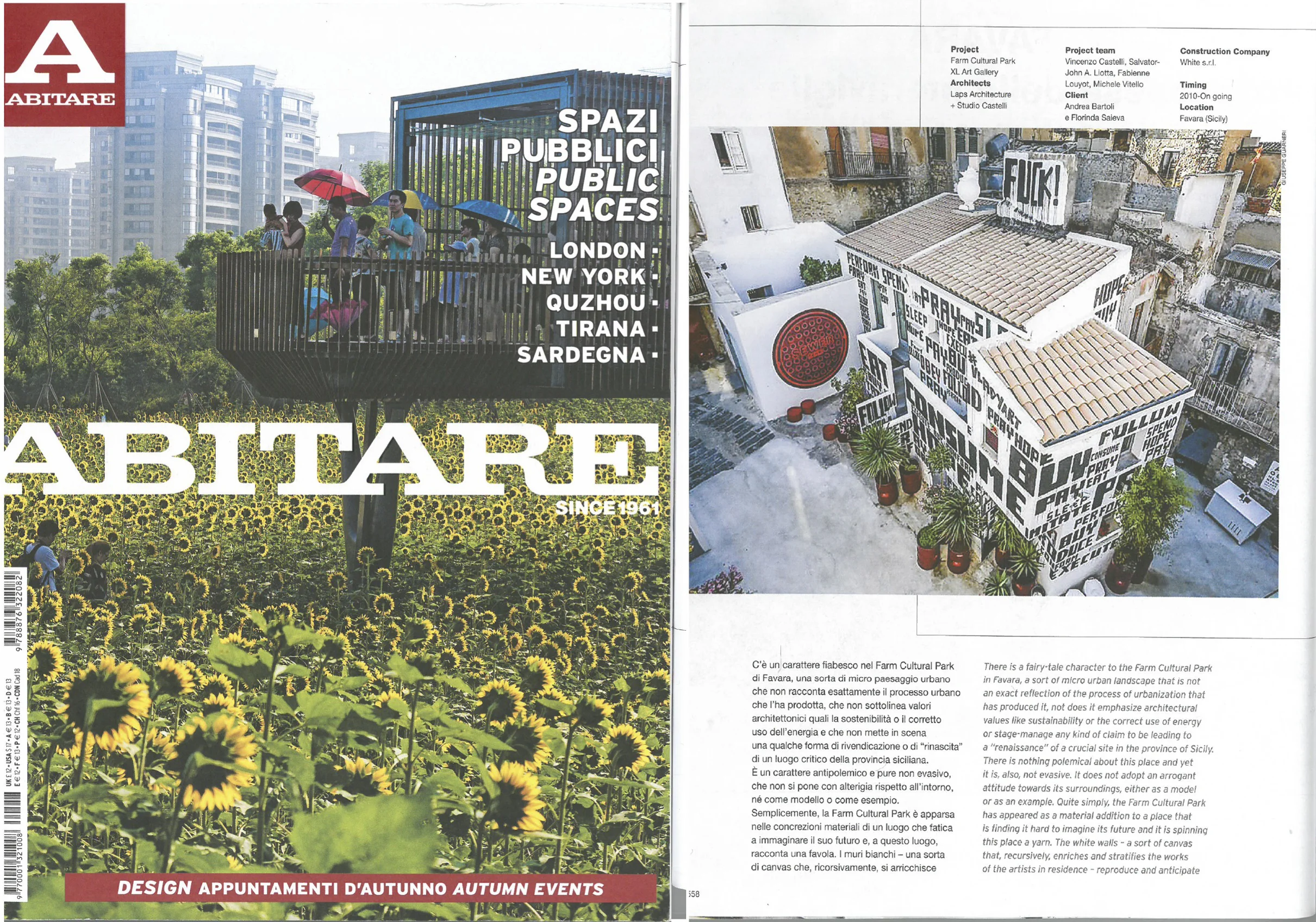 ABITARE MAGAZINE AOUT 2016