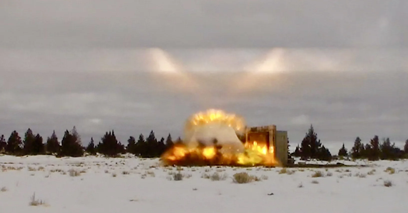 Large Scale Open Arena Blast Test Facility
