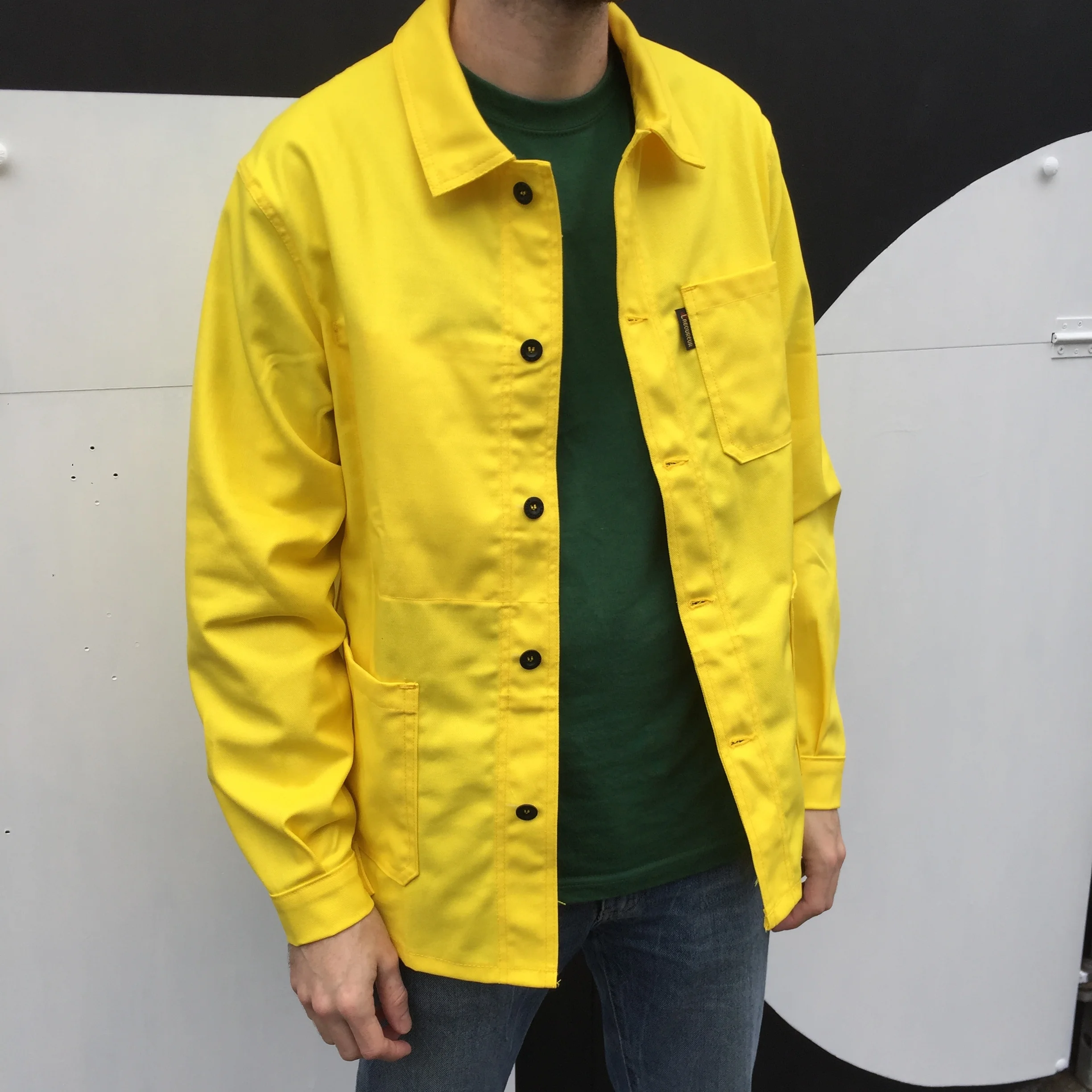 Le Laboureur Citron yellow french workwear jacket