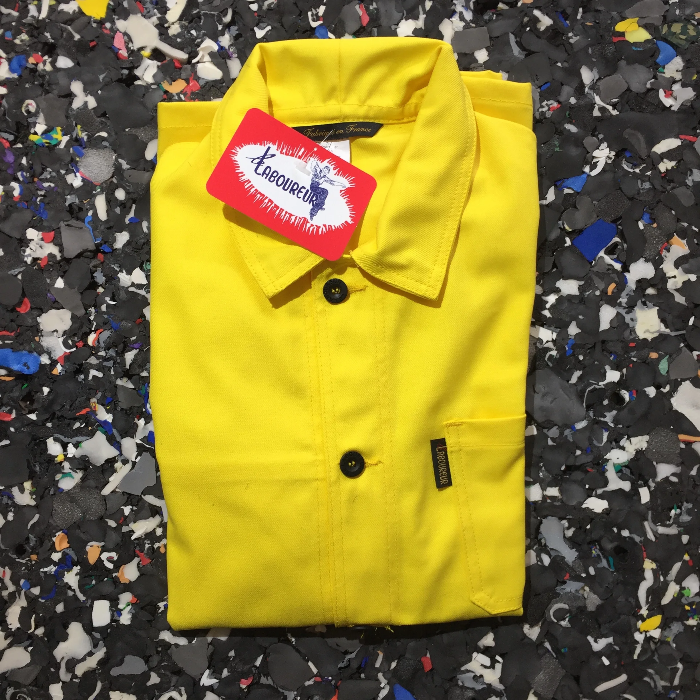 Le Laboureur Citron yellow french workwear jacket