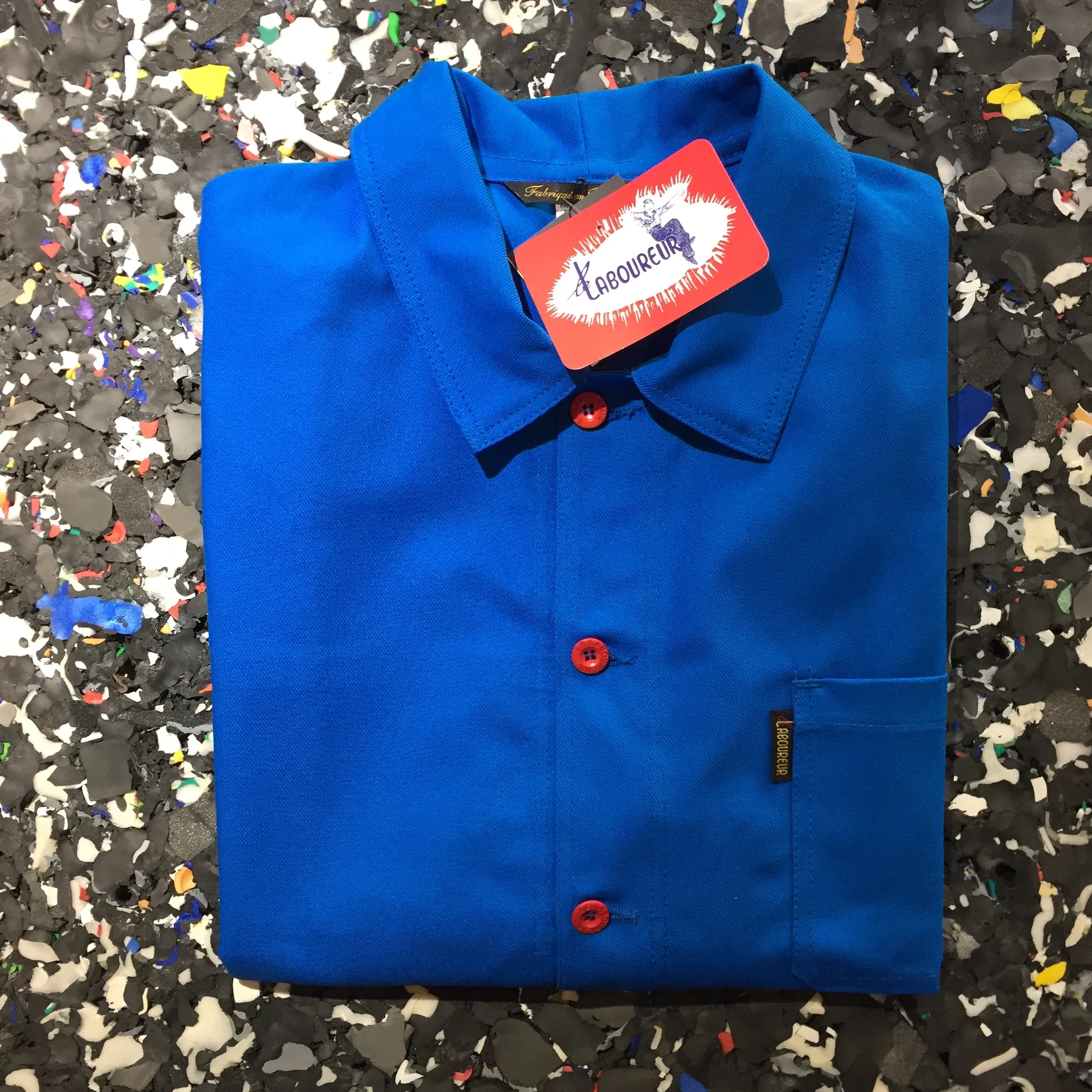 Azure Blue french workwear jacket