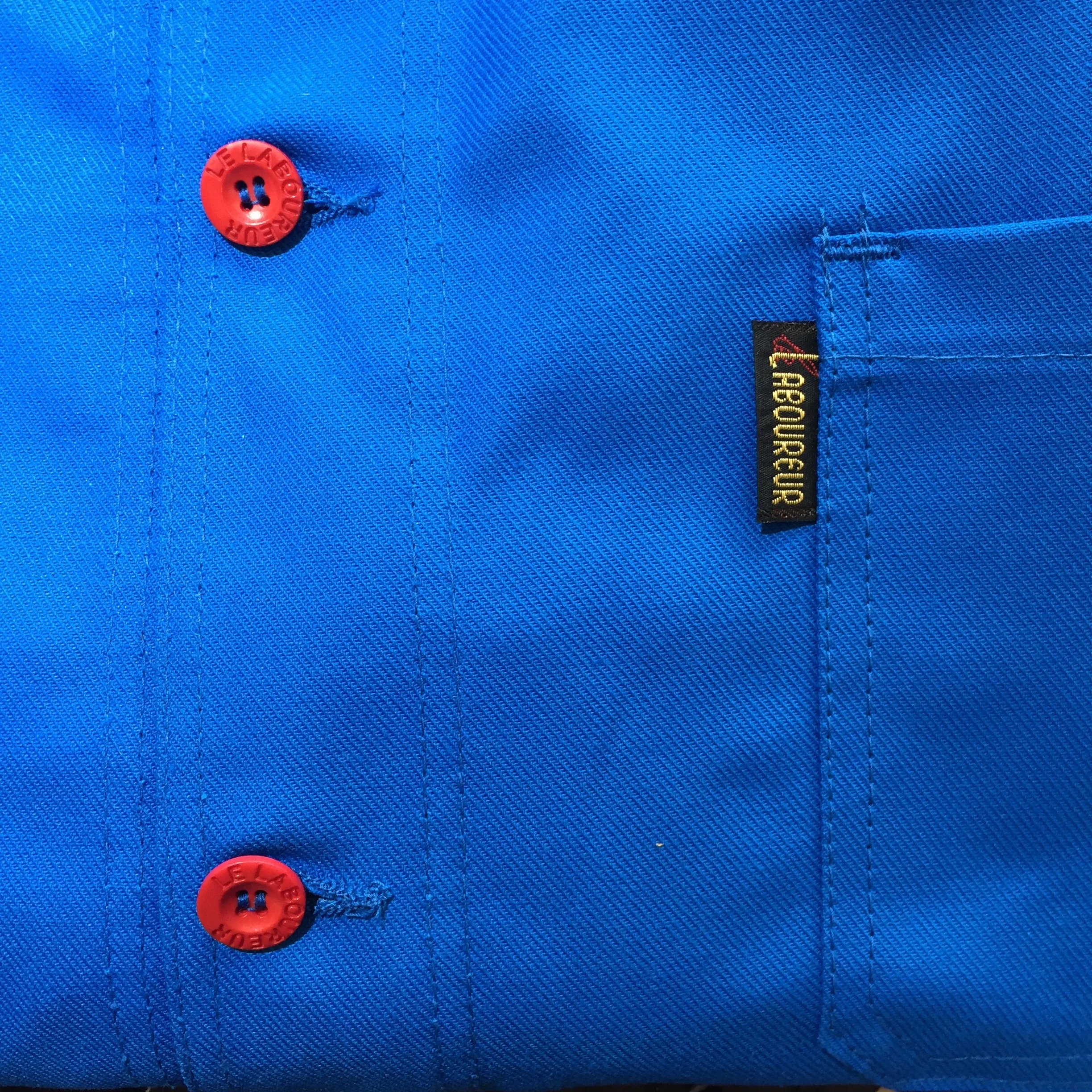 Azure Blue french workwear jacket