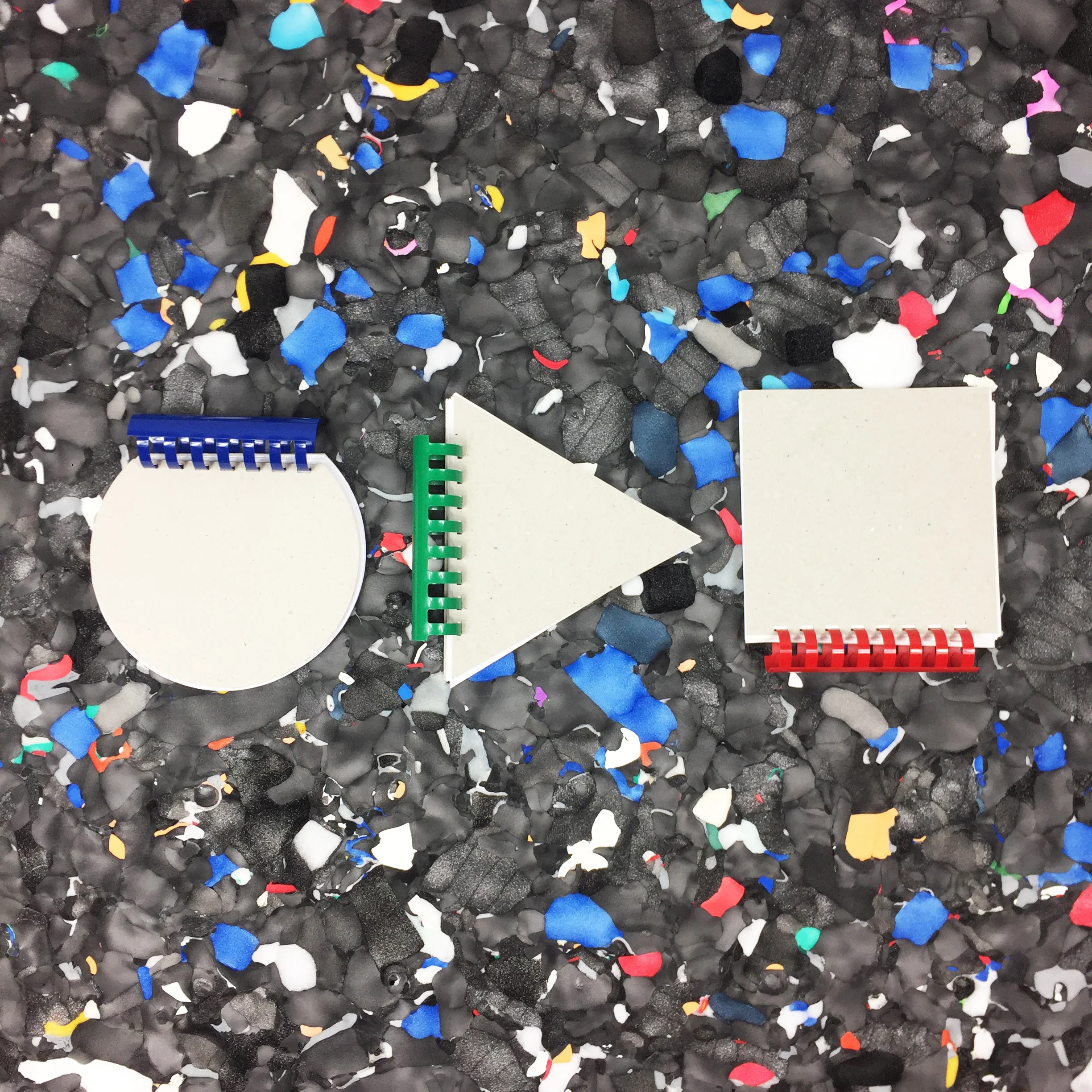 Red Square design notebook