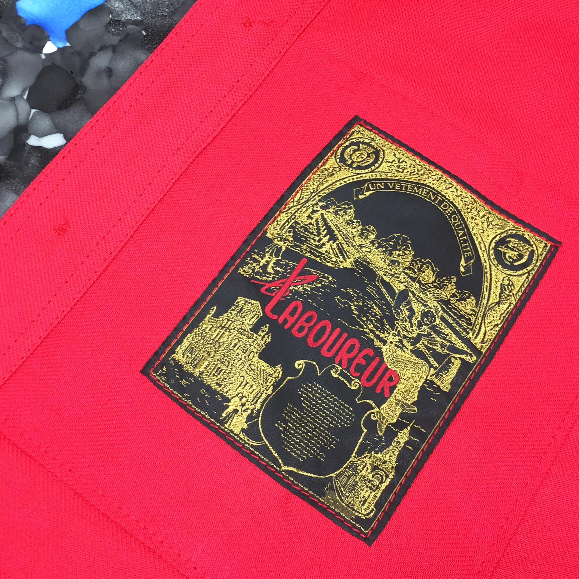 Le Laboureur Red French Workwear Jacket