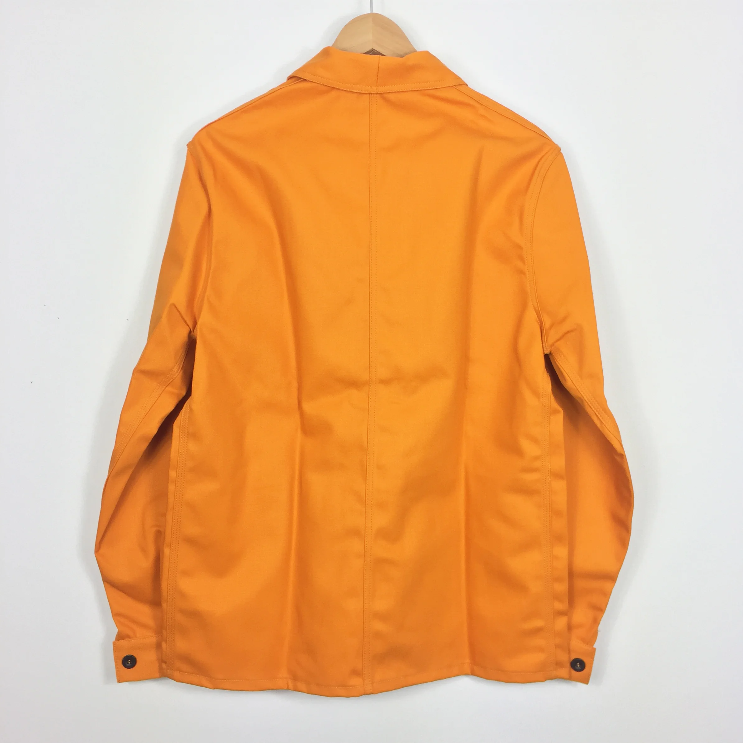 Orange Authentic French Workwear Jacket by Le Laboureur.