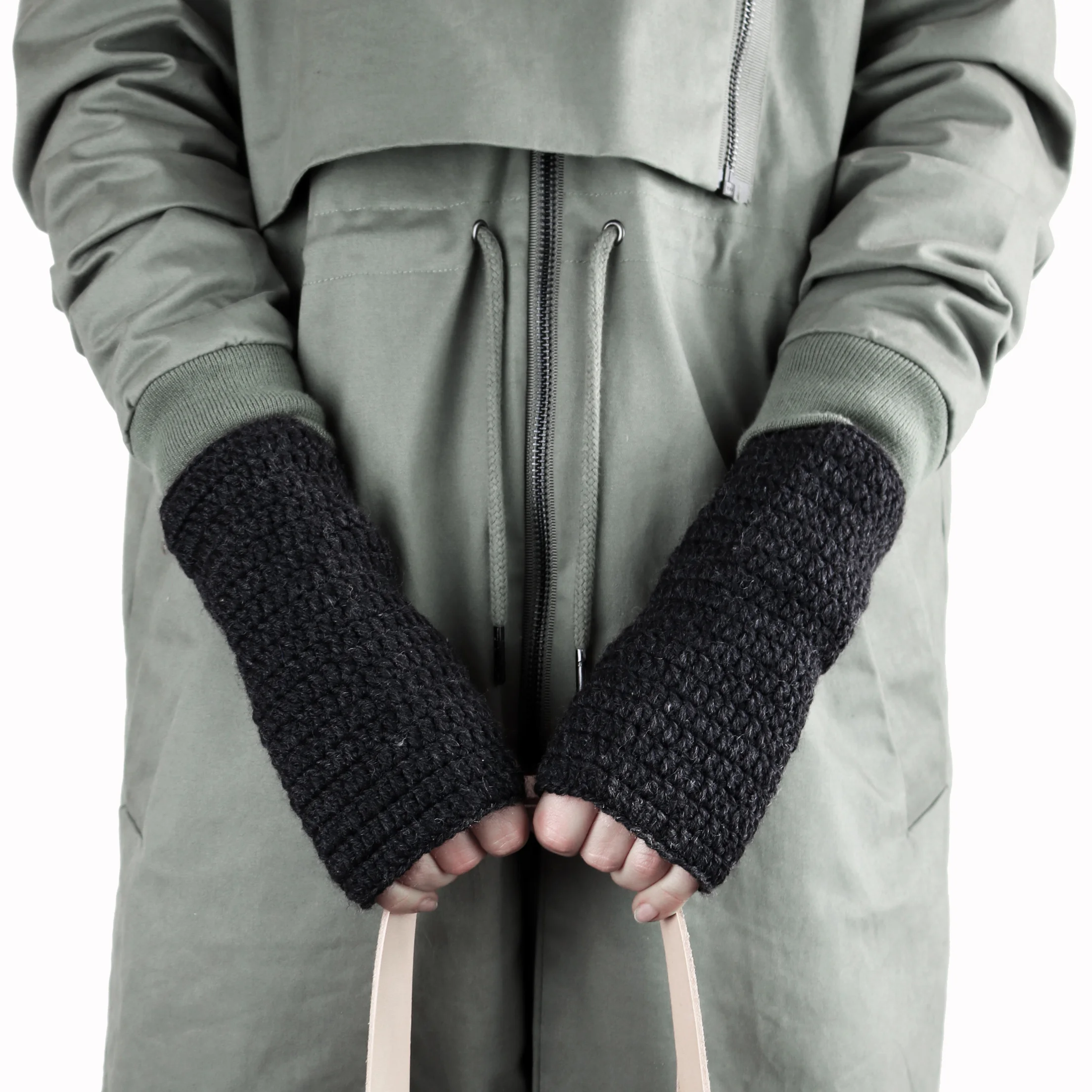 Handmade wool wristwarmers