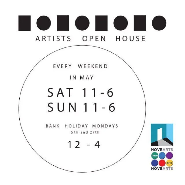 #artistopenhouse starts today and we are proud to be part of @artistsopenhouses and part of the @hove_arts trail. 
We are open every weekend 11-6 and both bank holiday Monday 12-4. 
Find us at 
3b Queens Place, Hove, BN3 2LT 
Come say hi and have a l