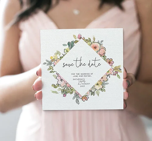 Save The Dates Hawthorne And Ivory