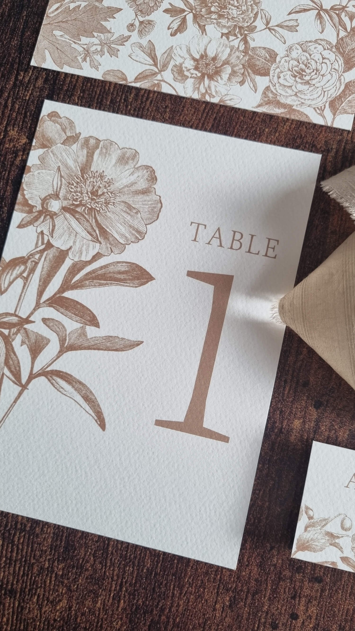 Victoriana Table Number