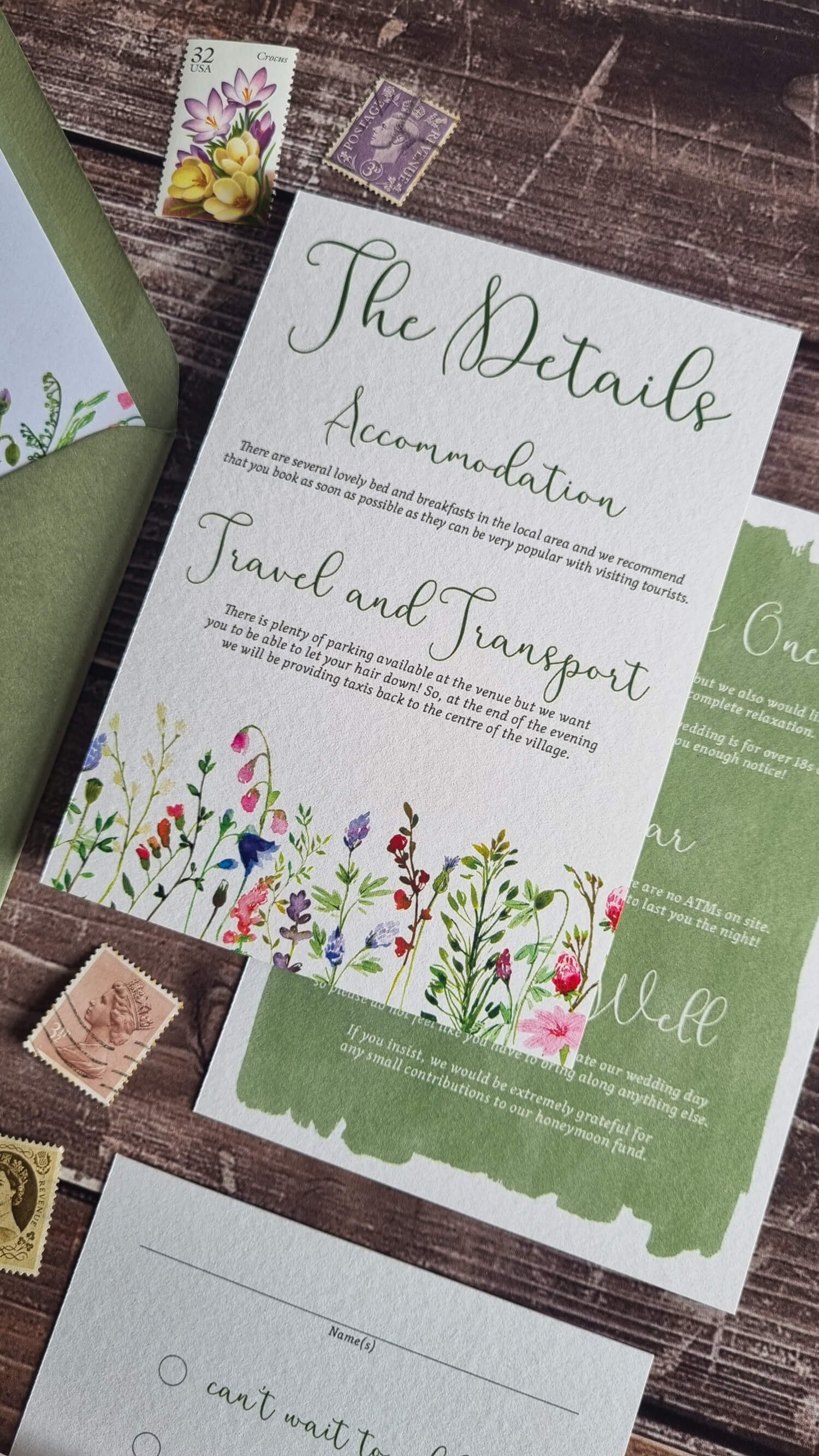 Wildflower Meadow Details Card