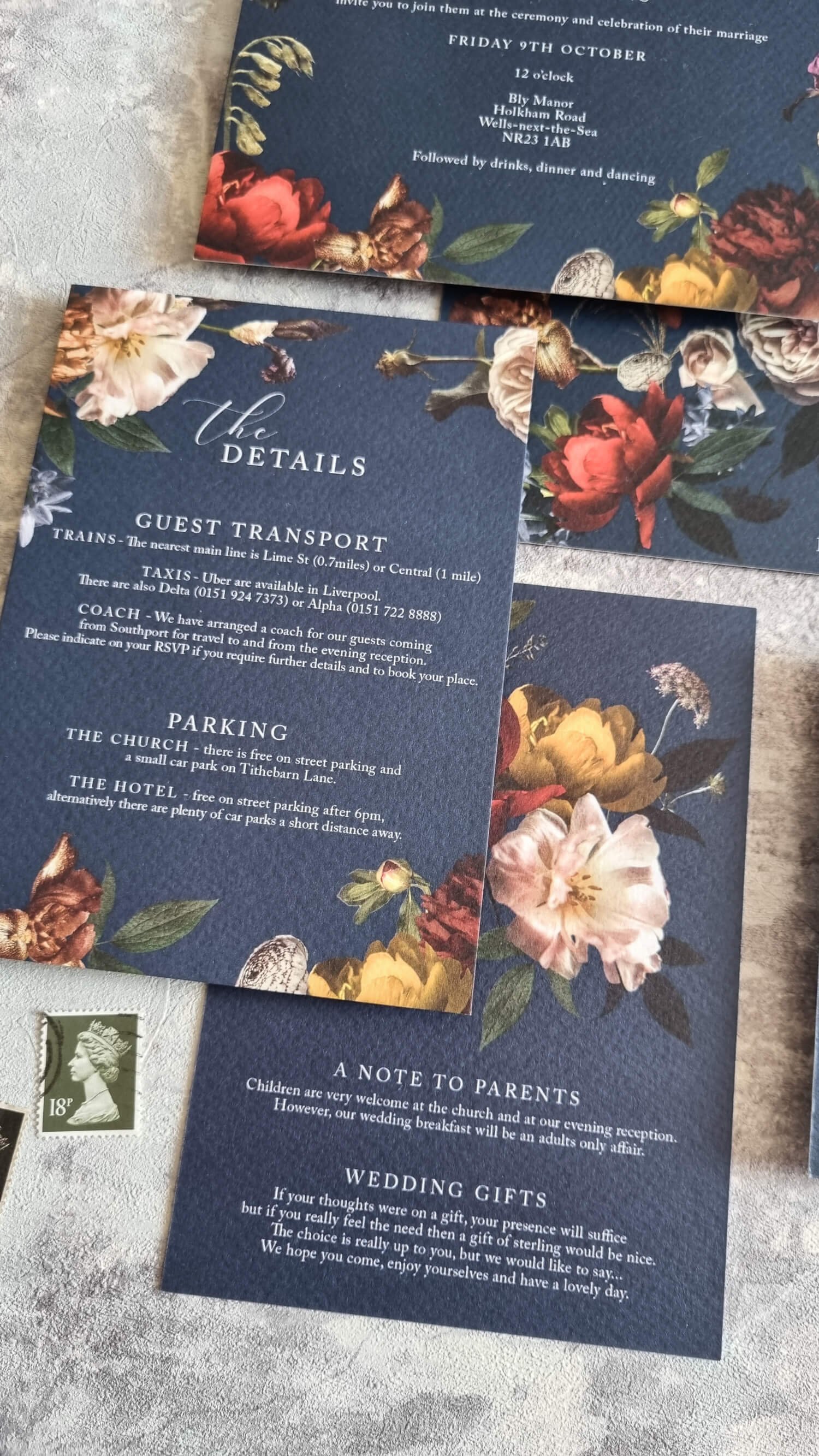 Dutch Masters Floral Details Card