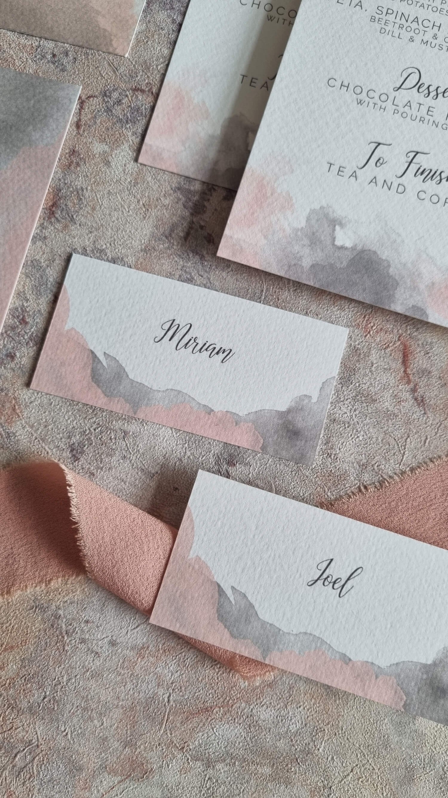 Stormy Sunset Placecards