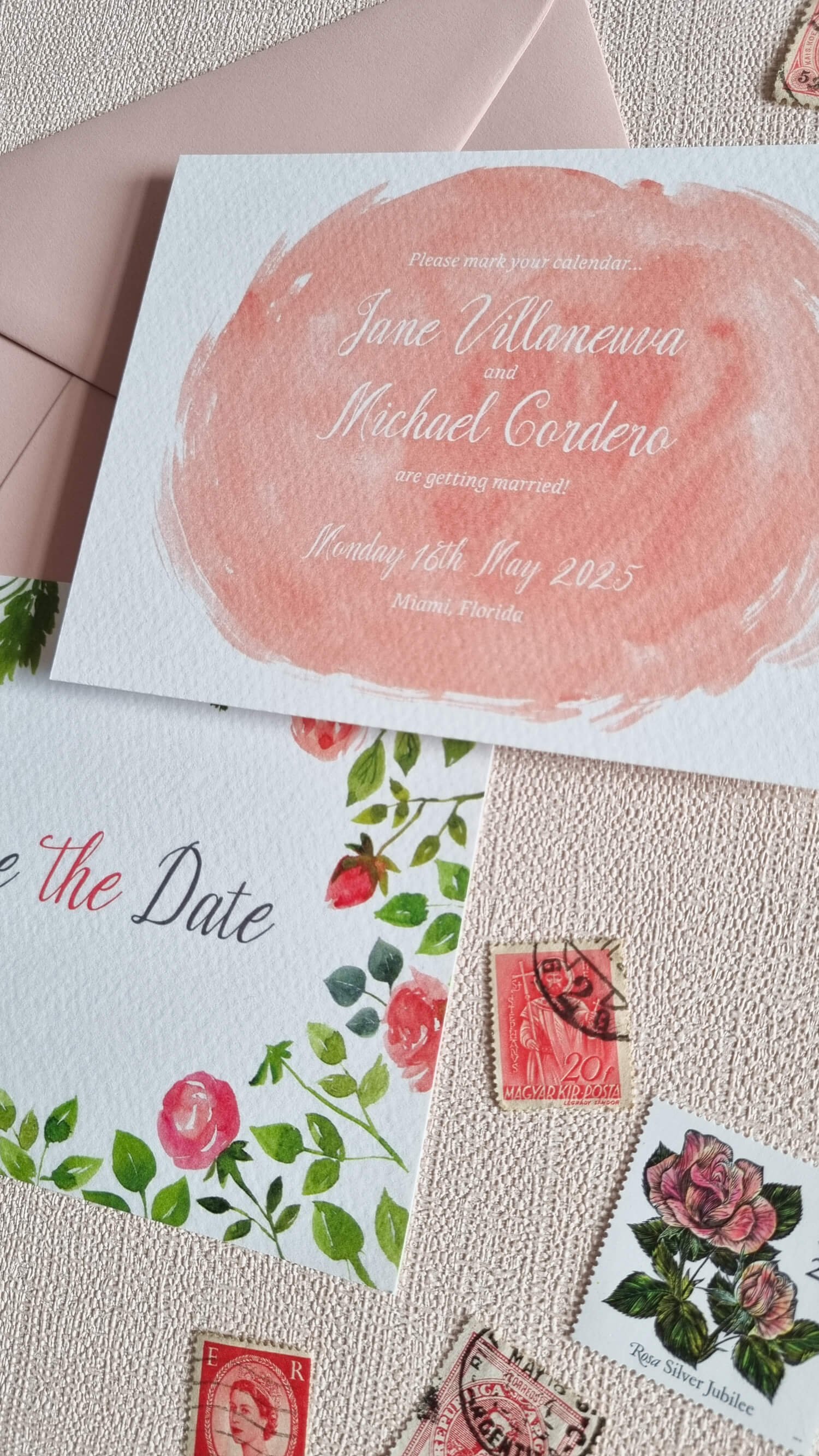 Rose Garden Save the Dates