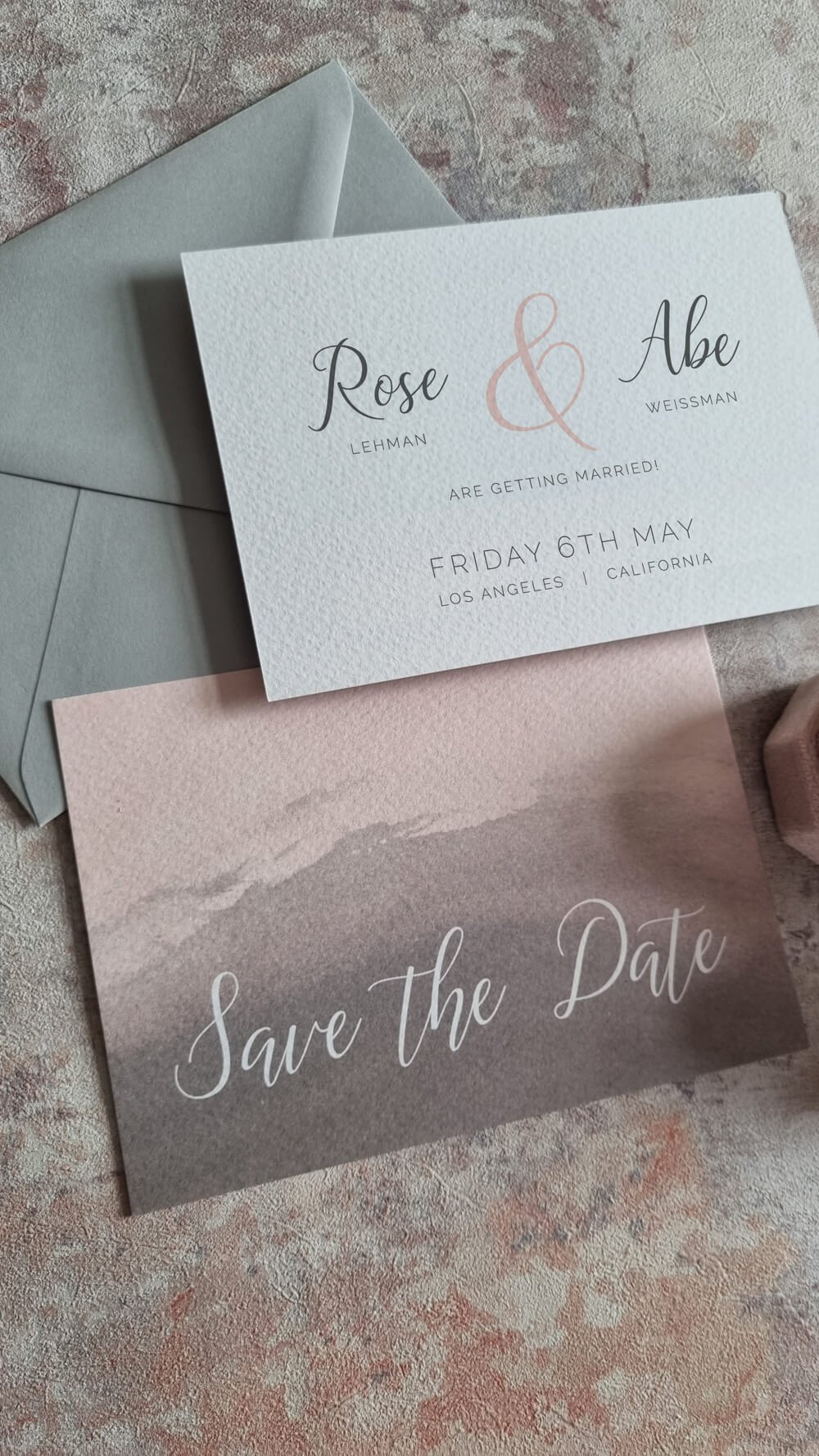 Stormy Sunset Save the Dates