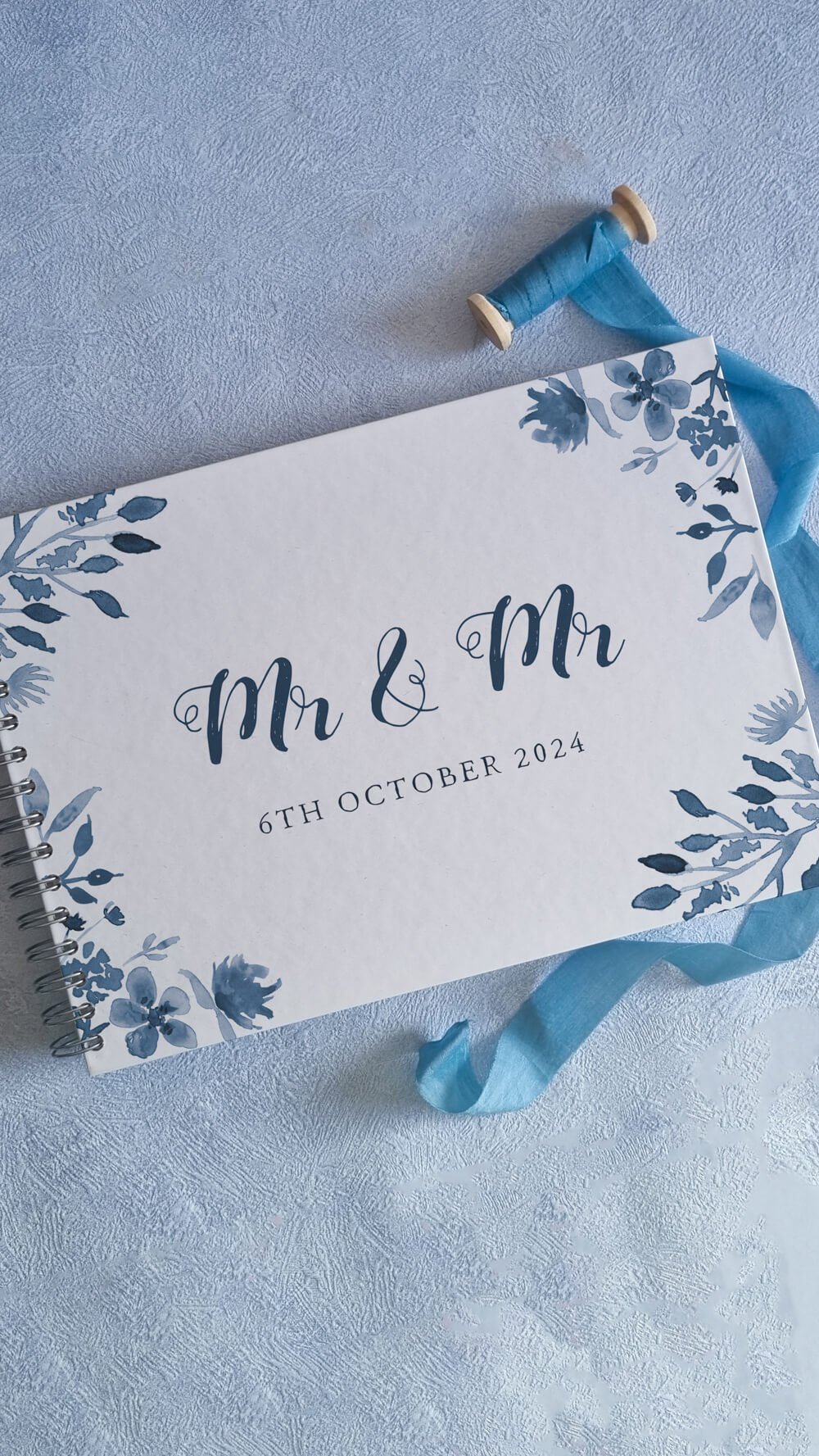 Porcelain Blue Wedding Invitations — Hawthorne and Ivory