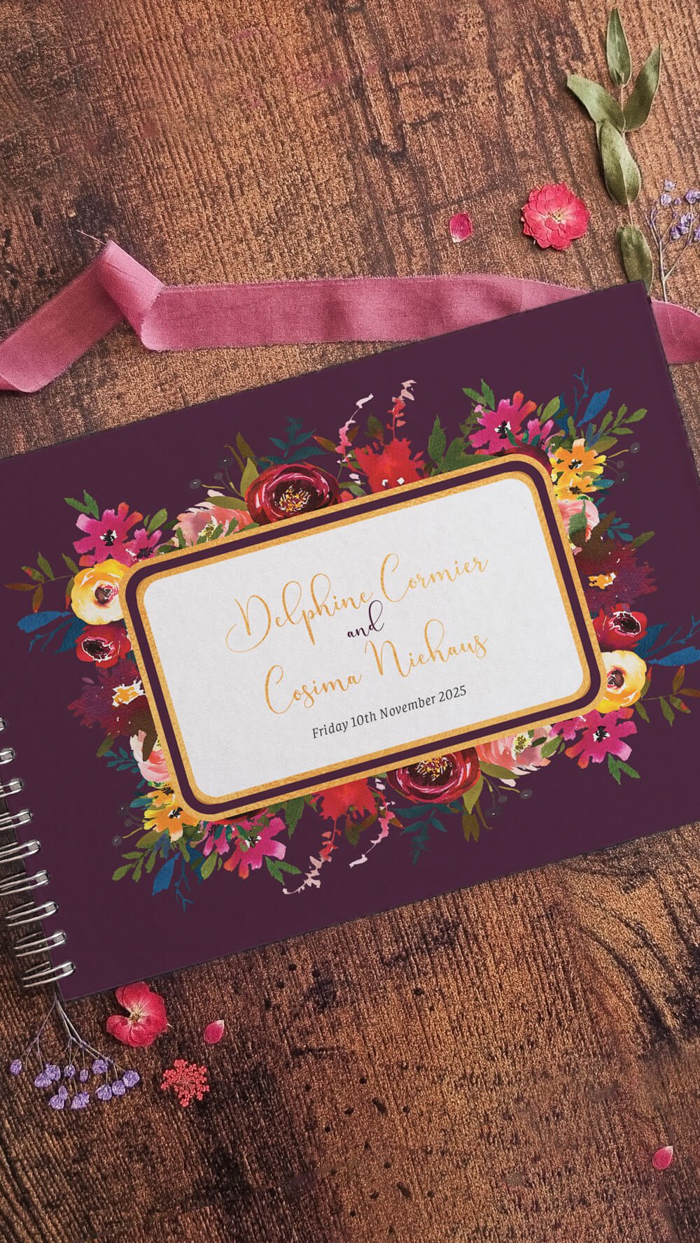 Jewelled Plum Guestbook