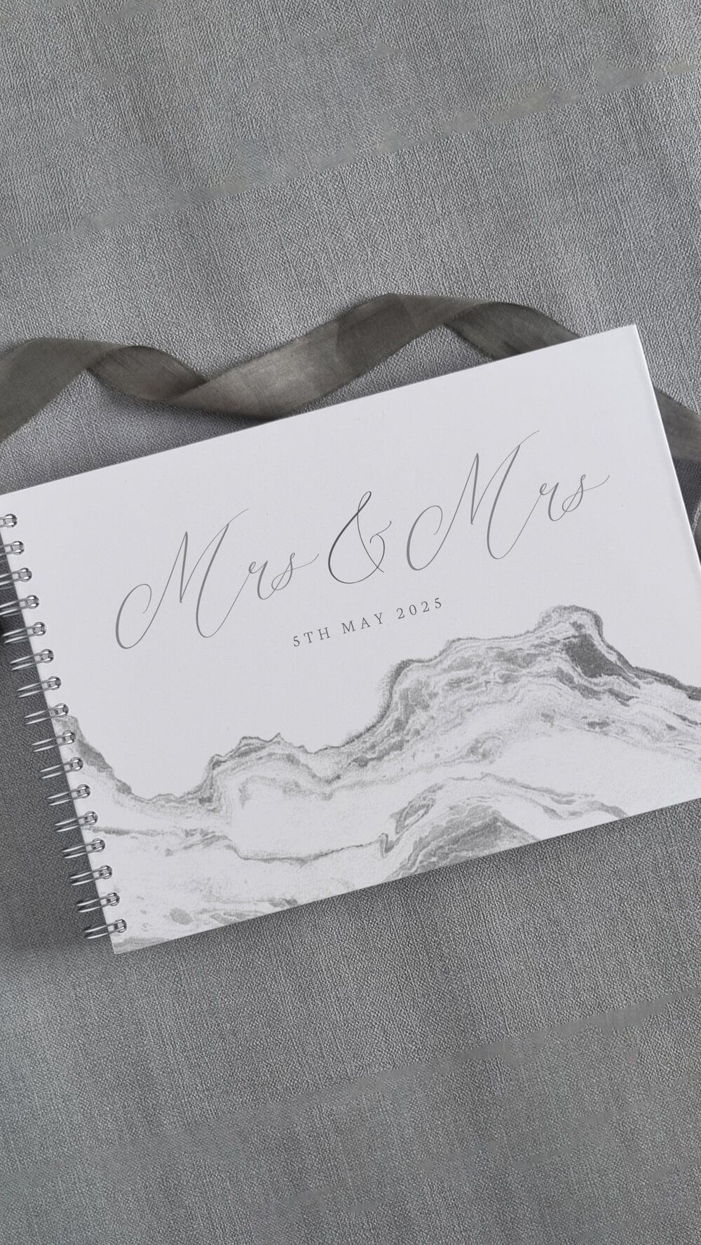 Marble Elegance Guestbook