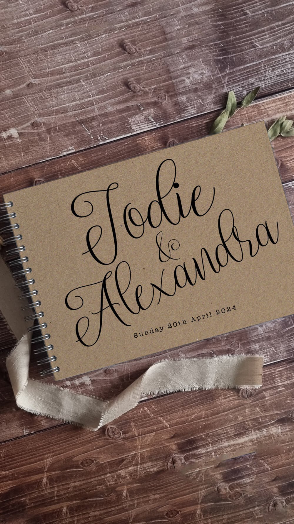 Rustic Luxe Guestbook