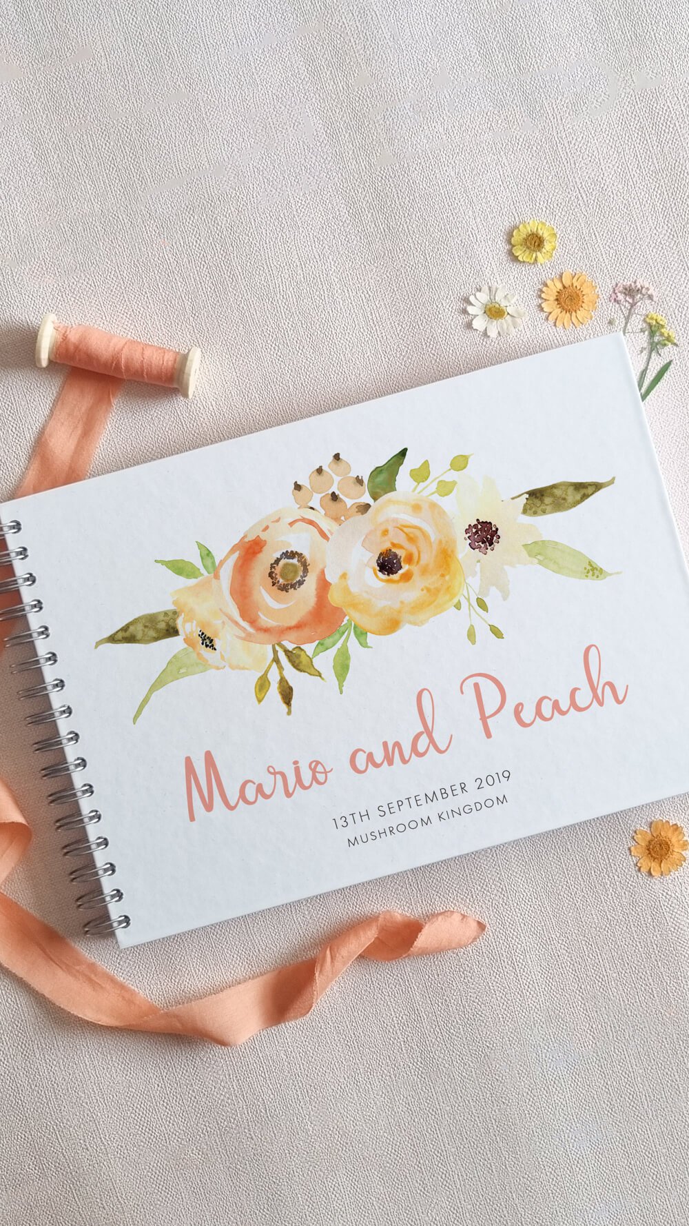 Spring Floral Guestbook