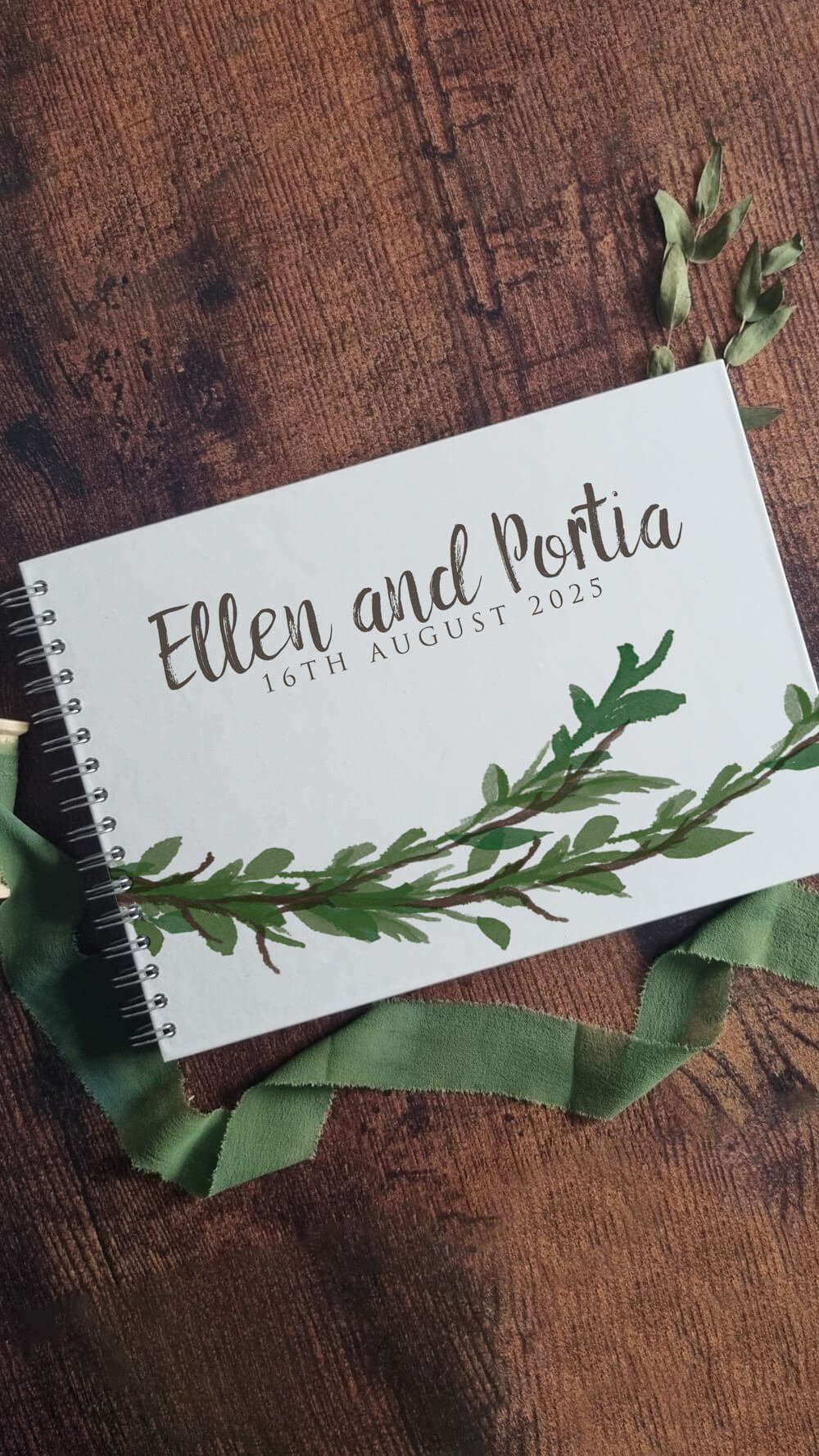 Woodland Greenery Guestbook