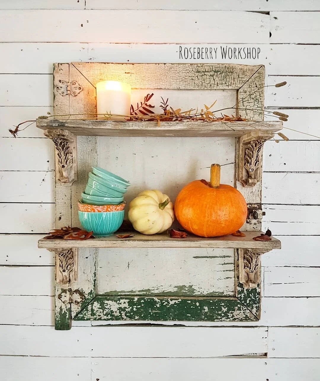 Vintage Jam Cupboard Shelf