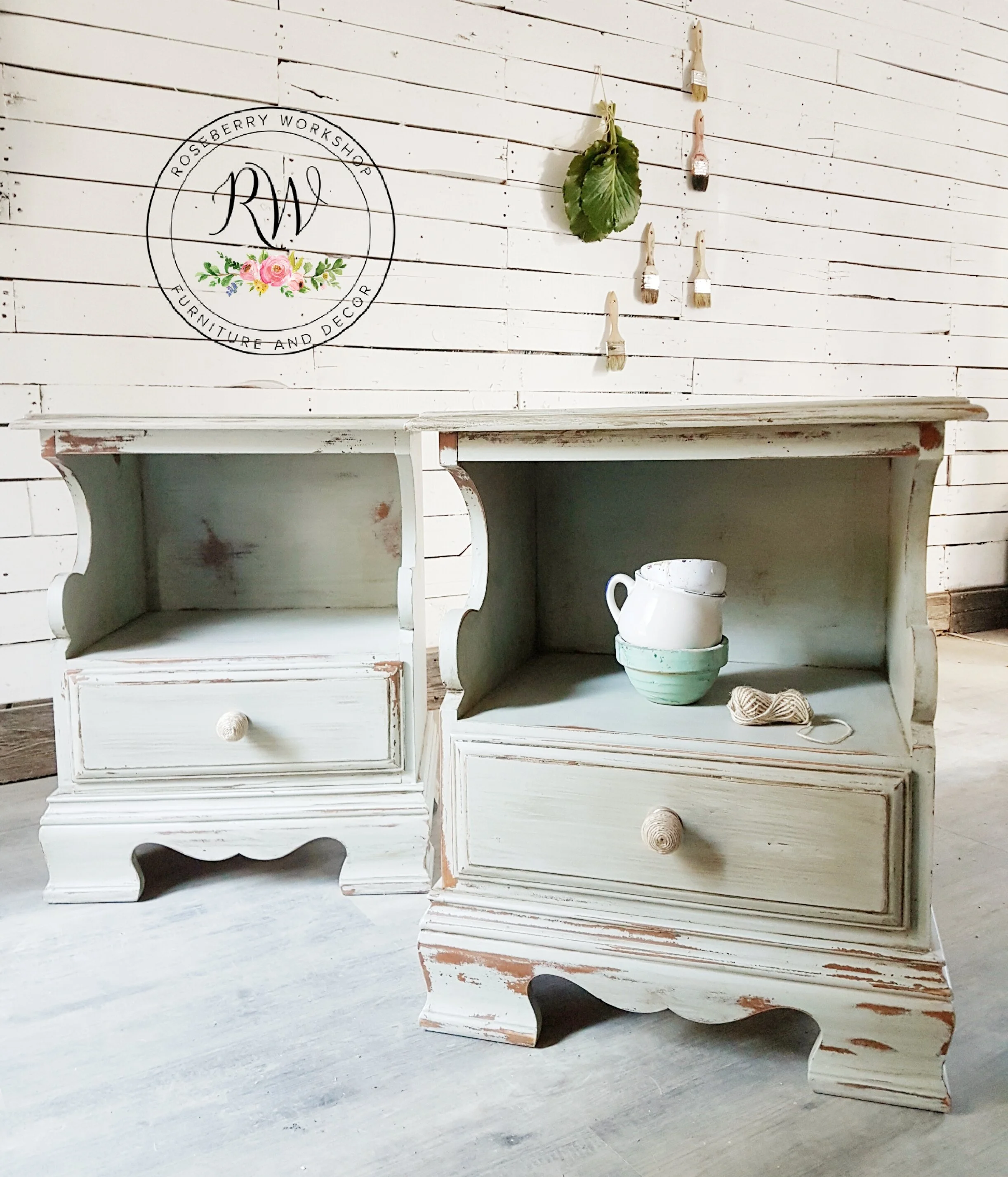 "Sage" Nightstand Set