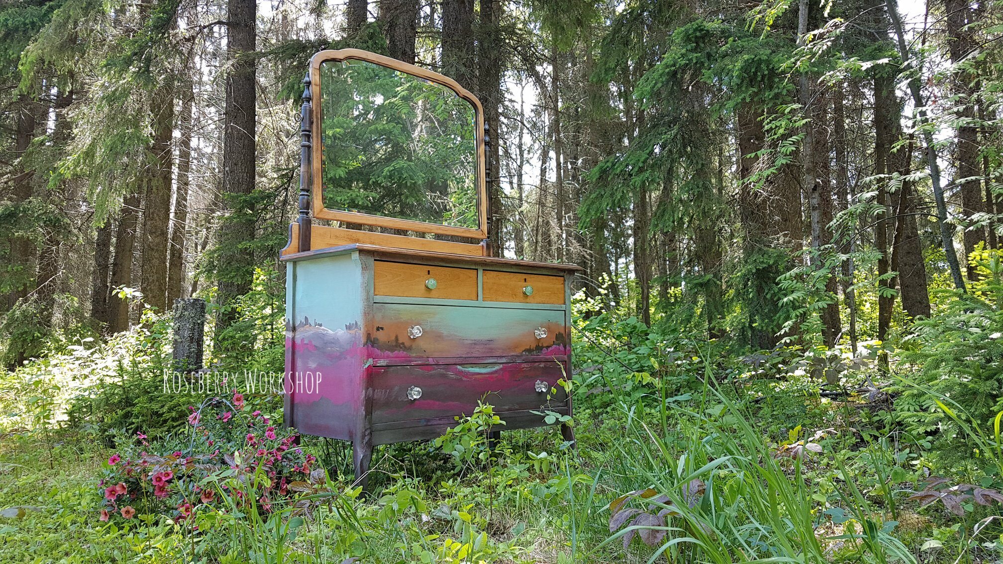 "Tuscan Ballad" Antique Dresser