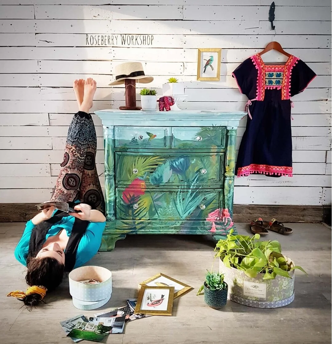 "The Jungle is Calling" Dresser