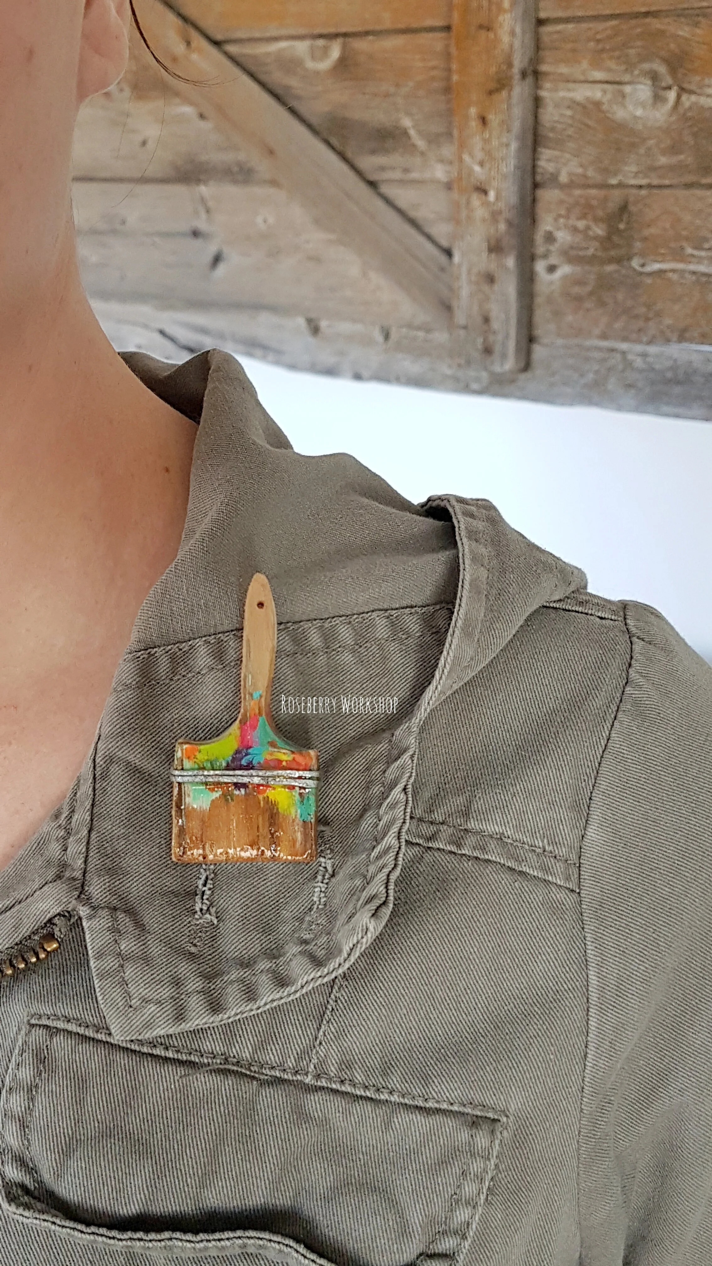 "Working Brush" Broach No. 1