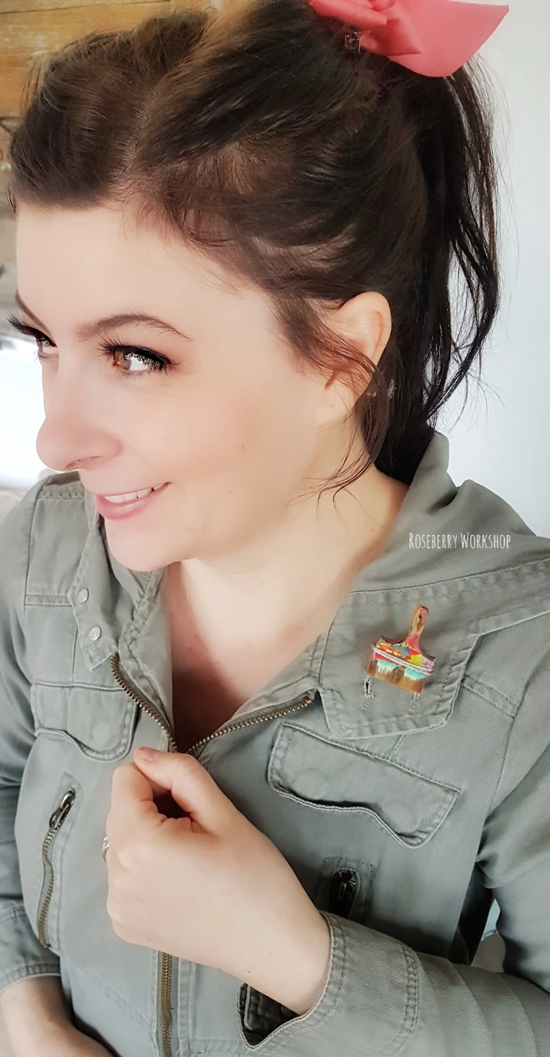 "Working Brush" Broach No. 2