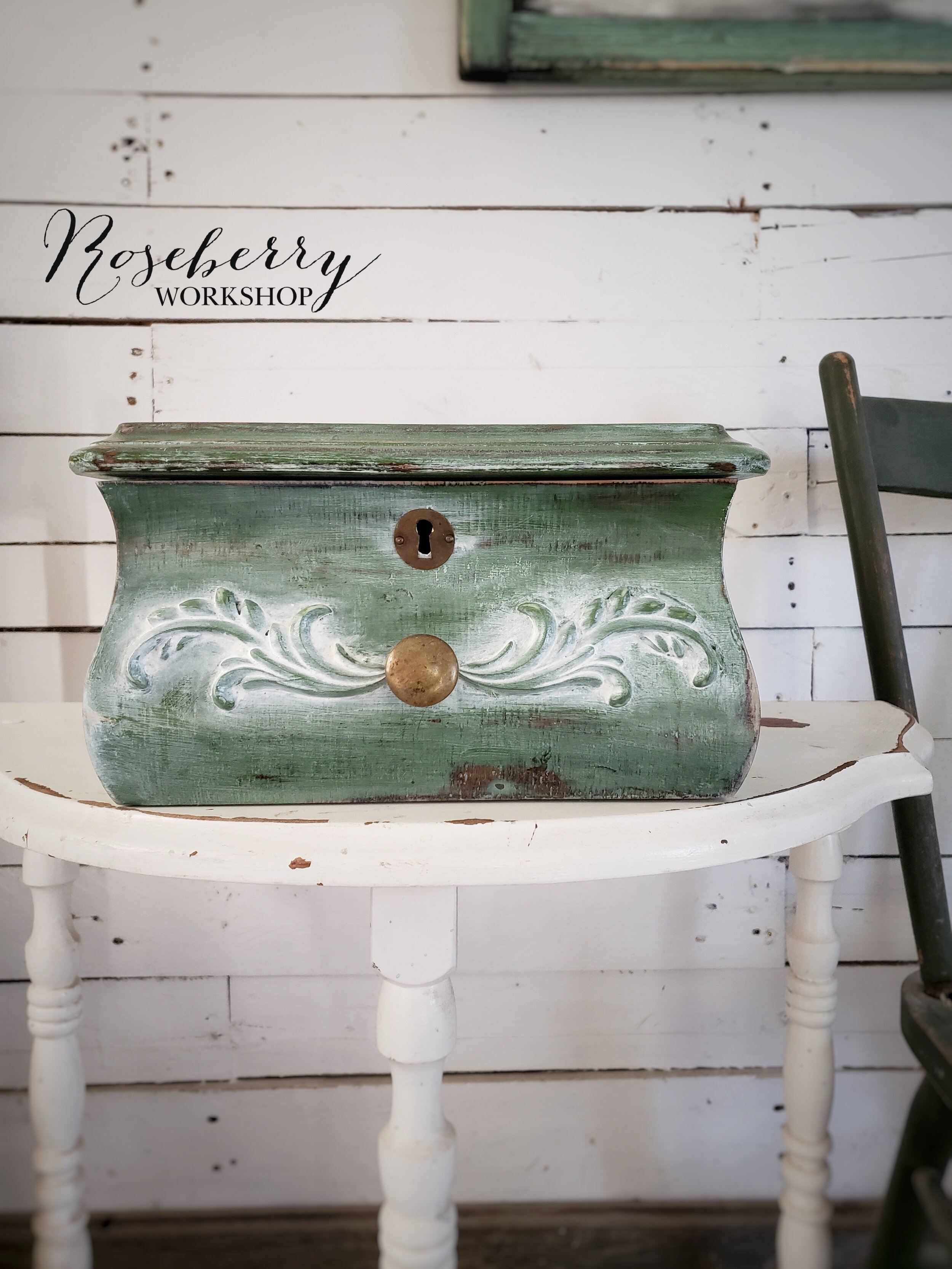 "Green Gables" Keepsake Box with Drawer