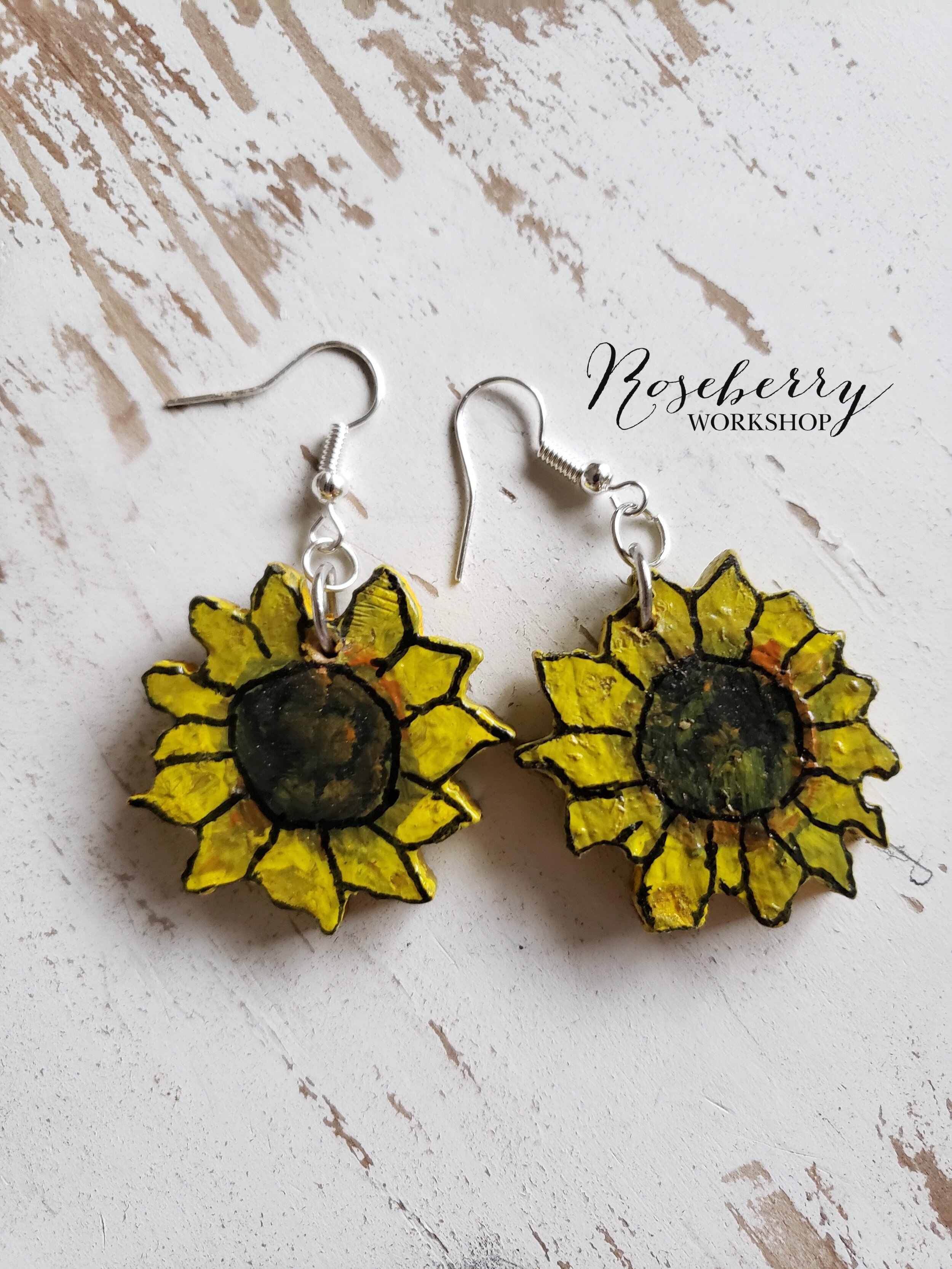 Sunflower Earrings