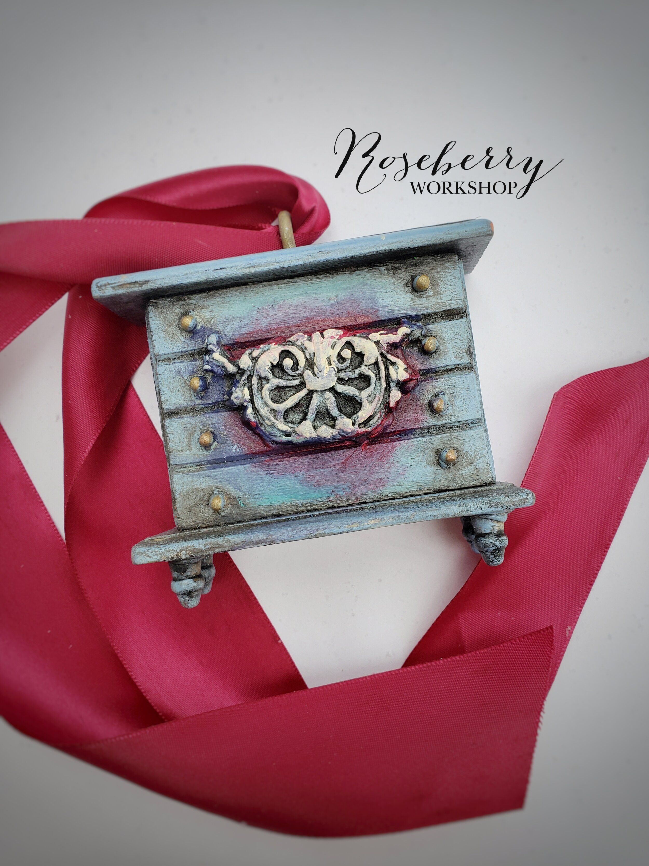 Mini Dresser Christmas Ornament "BLUE"