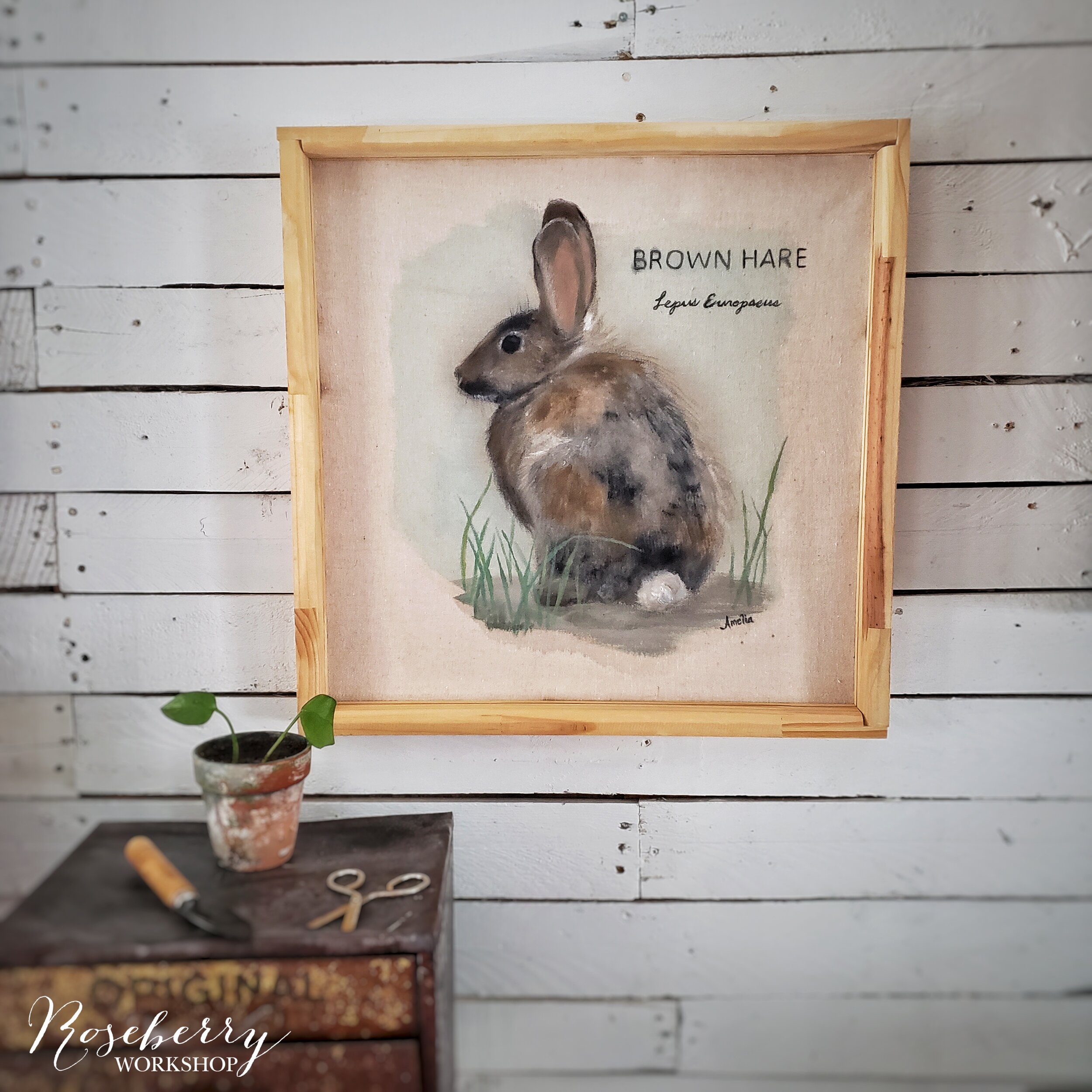 "The Brown Hare" Canvas Painting