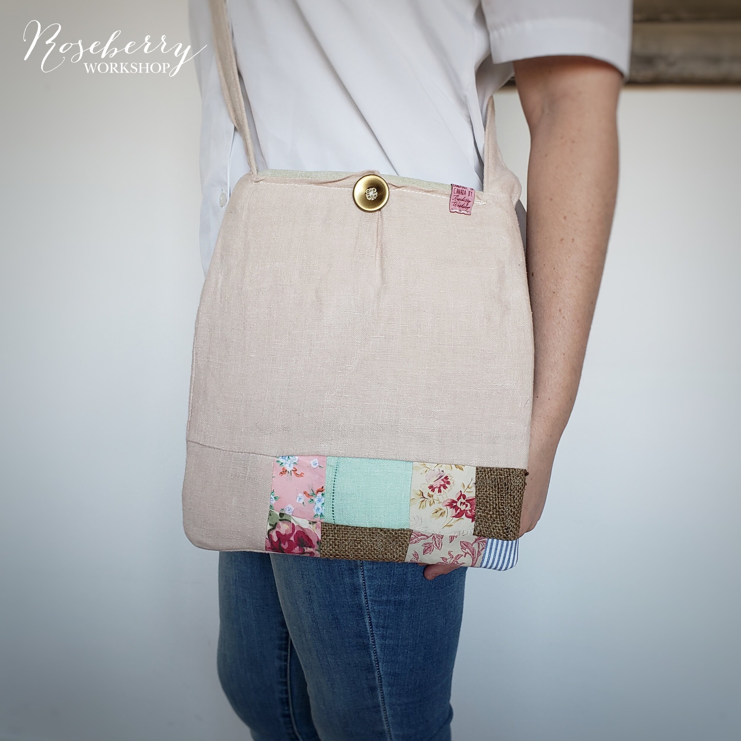 Crossbody Bag Oat + Corner Patchworks 