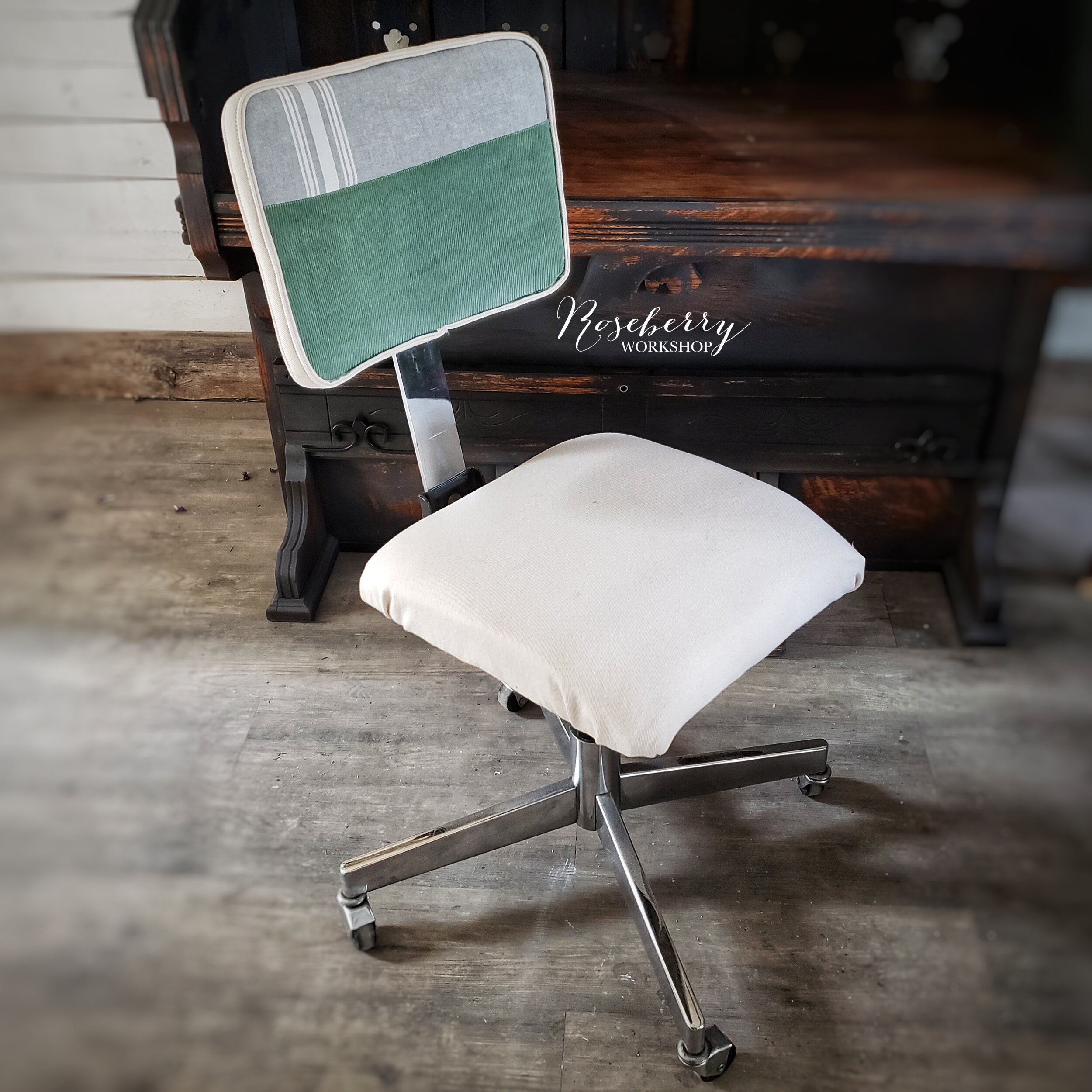 Farmhouse Style Office Chair