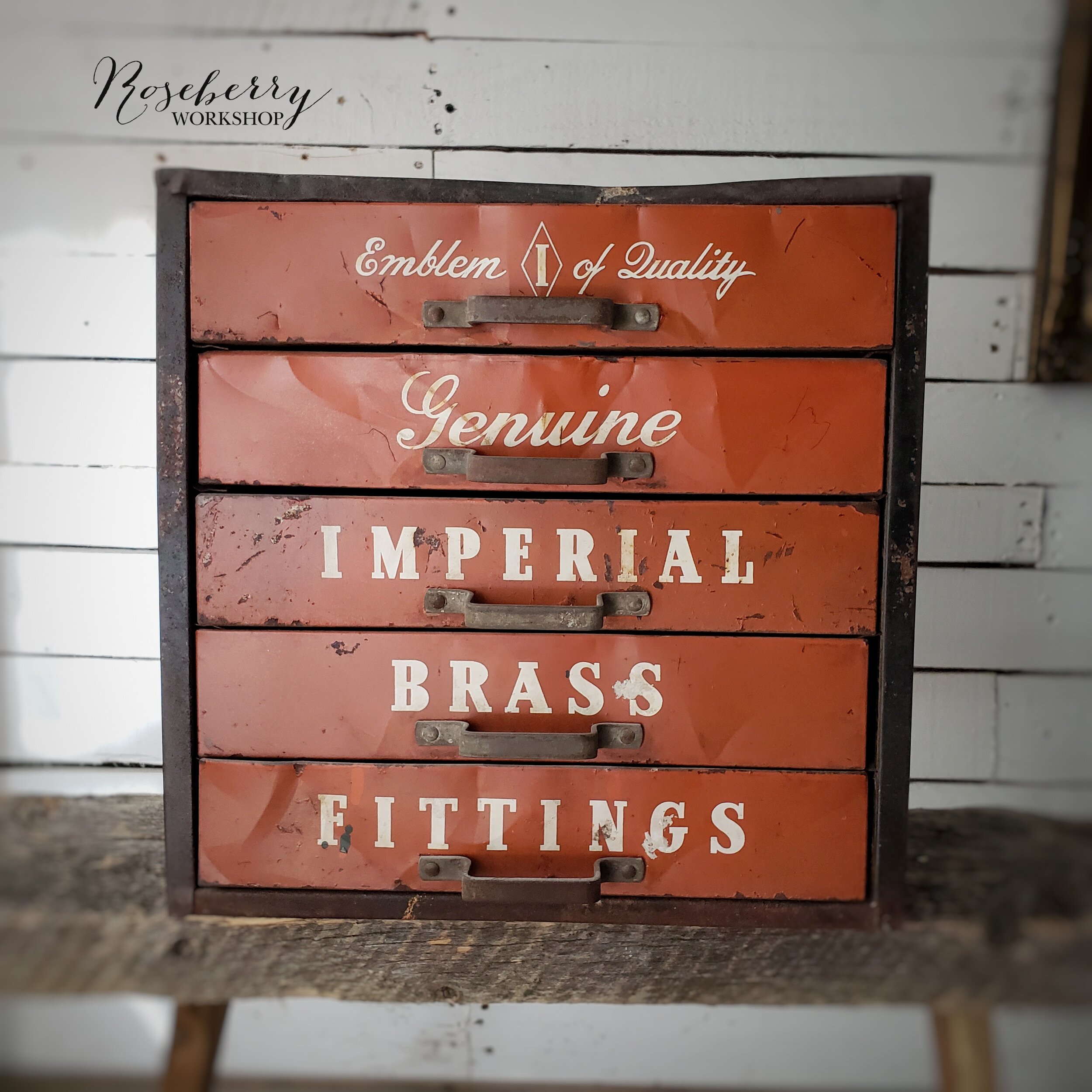 Vintage Metal Fittings Chest